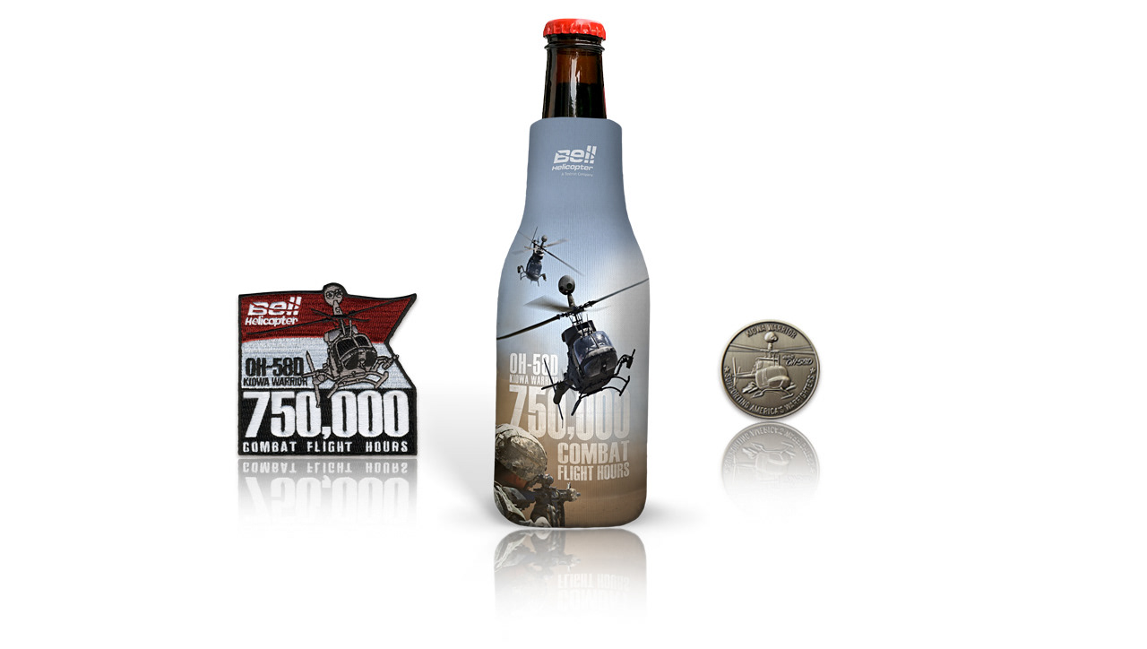 Bell Helicopter OH-58D Kiowa Warrier Marketing Merchandise by Creative DirectorBell Helicopter AH-1Z We Made it Beautiful Poster by Creative Director: Ben Gilliand, BGV Agency, bgvisual.com