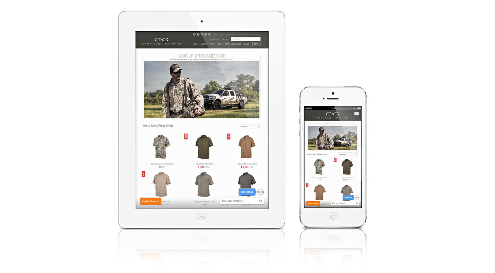 Mobile Friendly Responsive e-Commerce by Creative Director: Ben Gilliand, BGV Agency, bgvisual.com