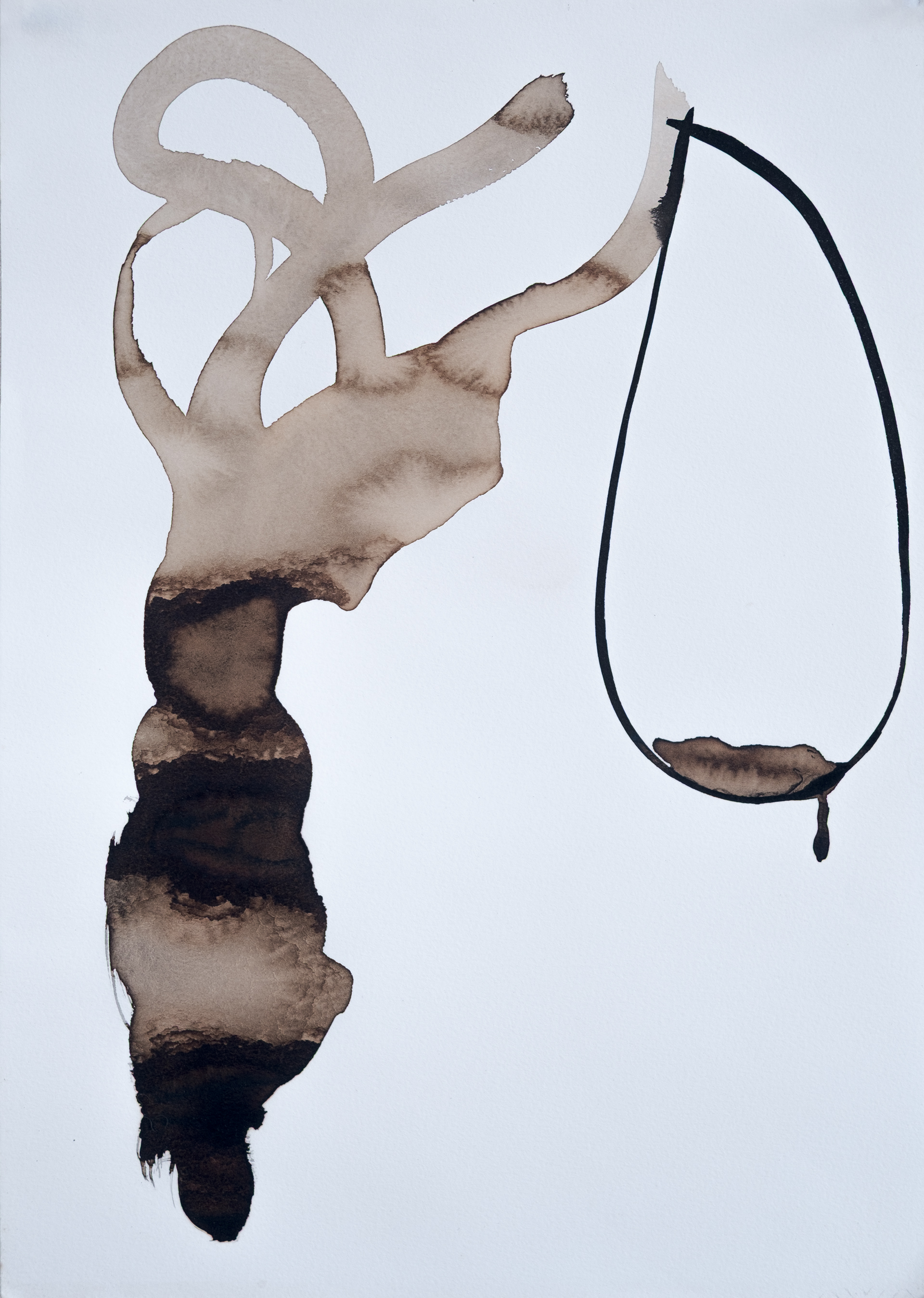 "Alchemical processes II", 1993  |  Mixed media on paper  |  14" x 10"