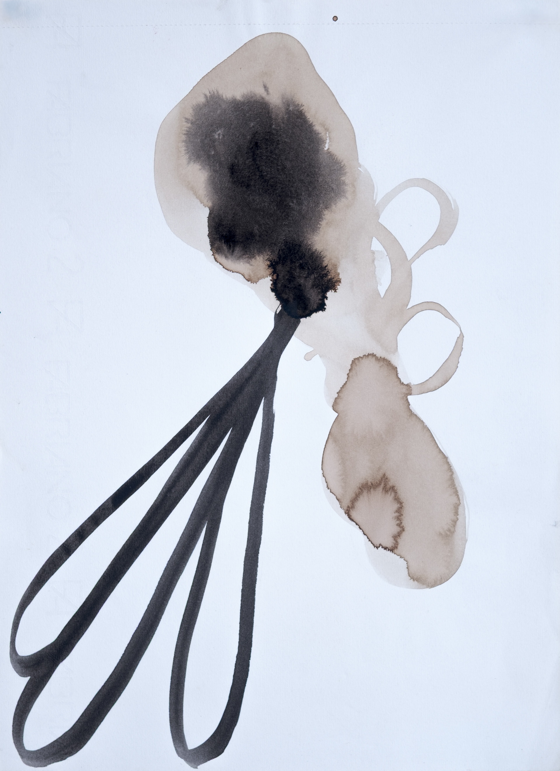 "Alchemical processes XI", 1993  |  Mixed media on paper  |  14" x 10"