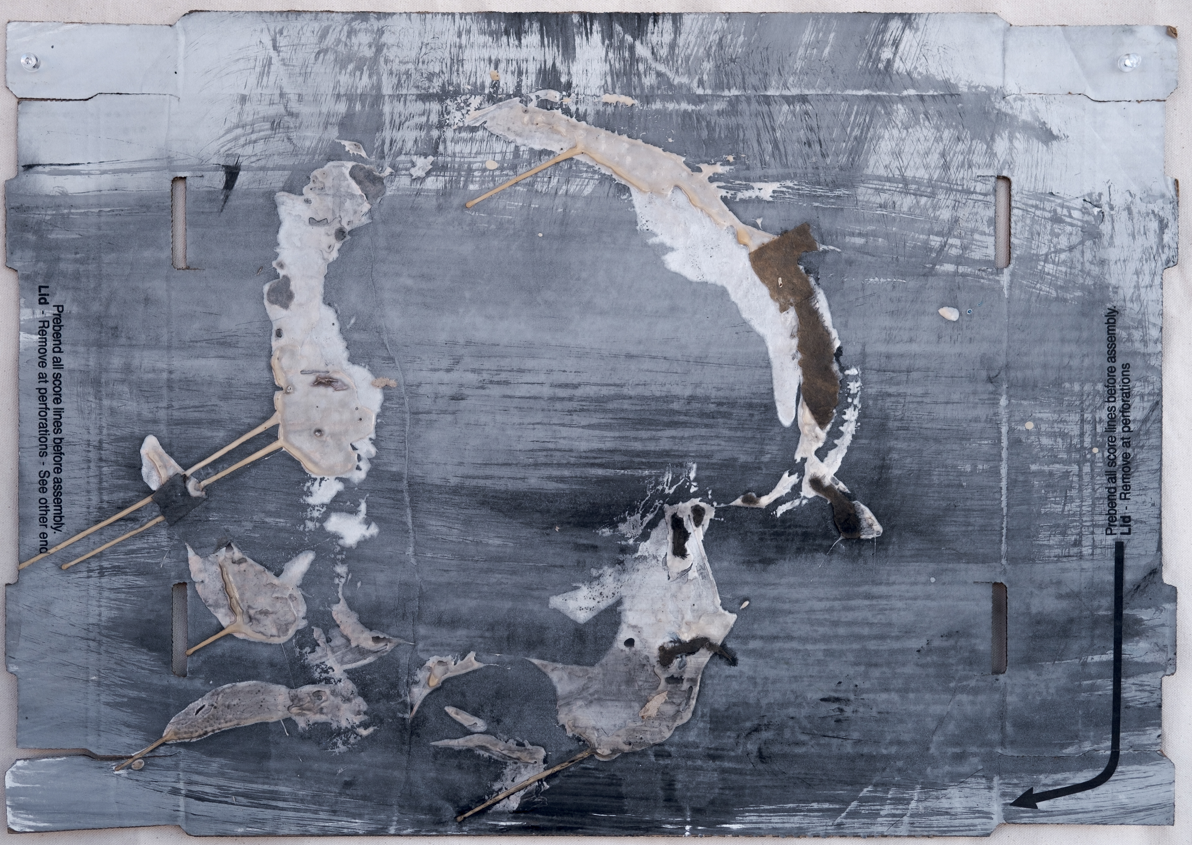 "Not yet", 2017  |  Mixed media on paper  |  15.5" x 22"