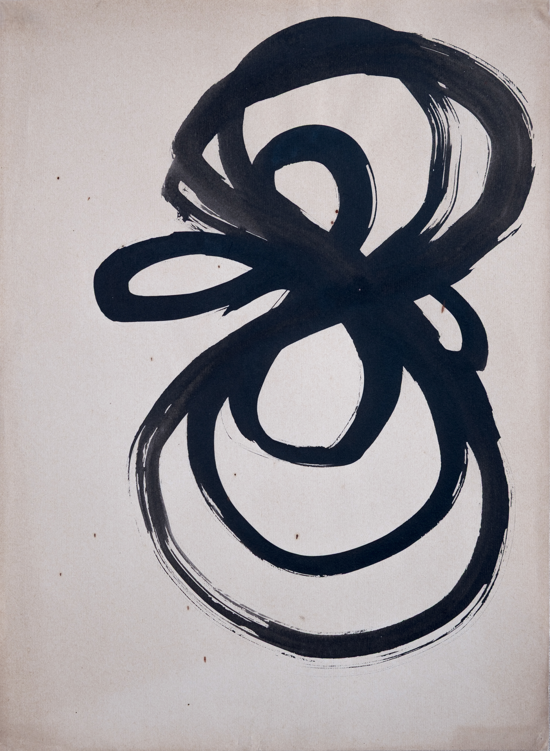 "Becoming VI", 1992  Acrylic on paper 12.8" x 9.3"