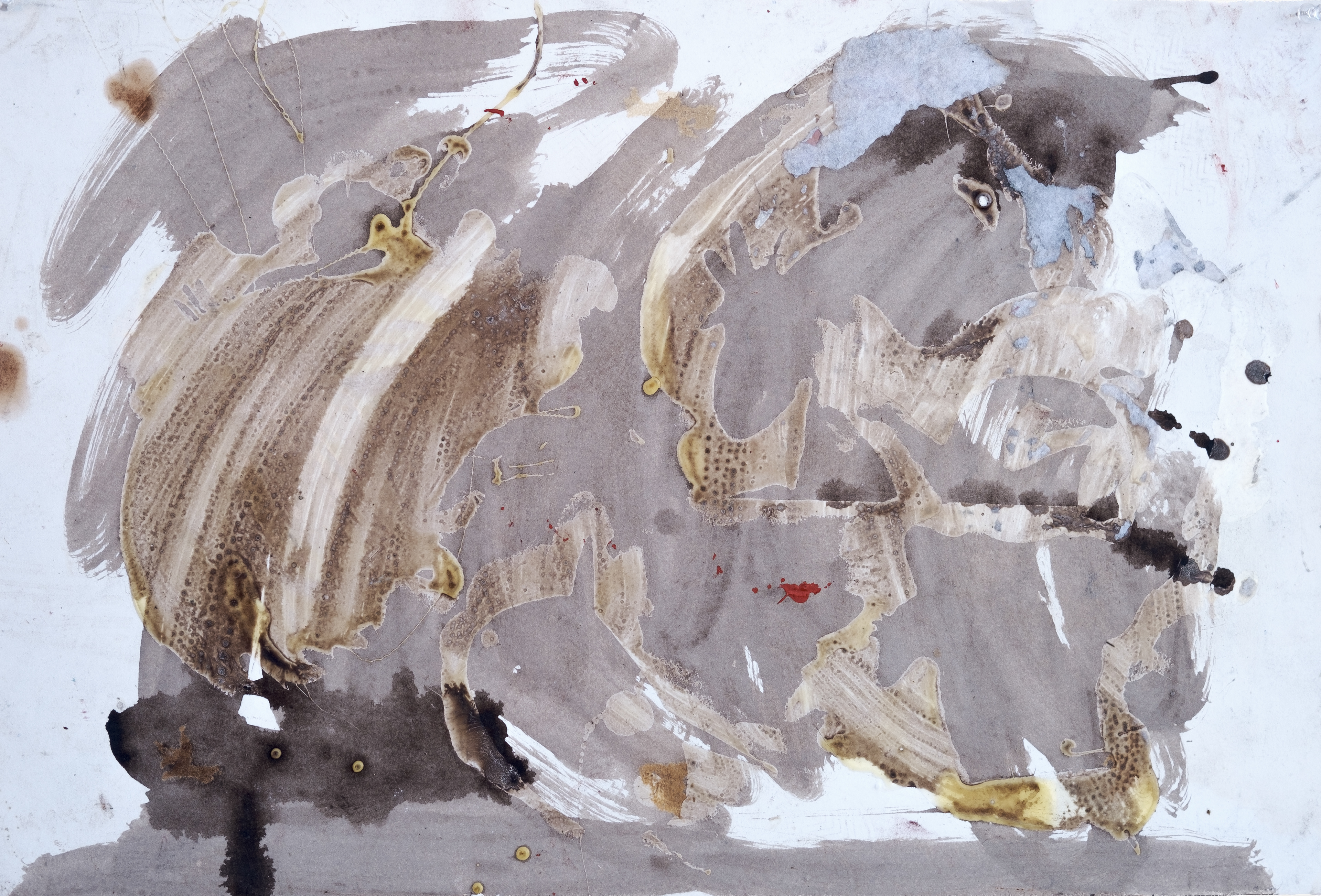 "Conjure", 2009  |  Mixed media on paper  |  15" x 22"    