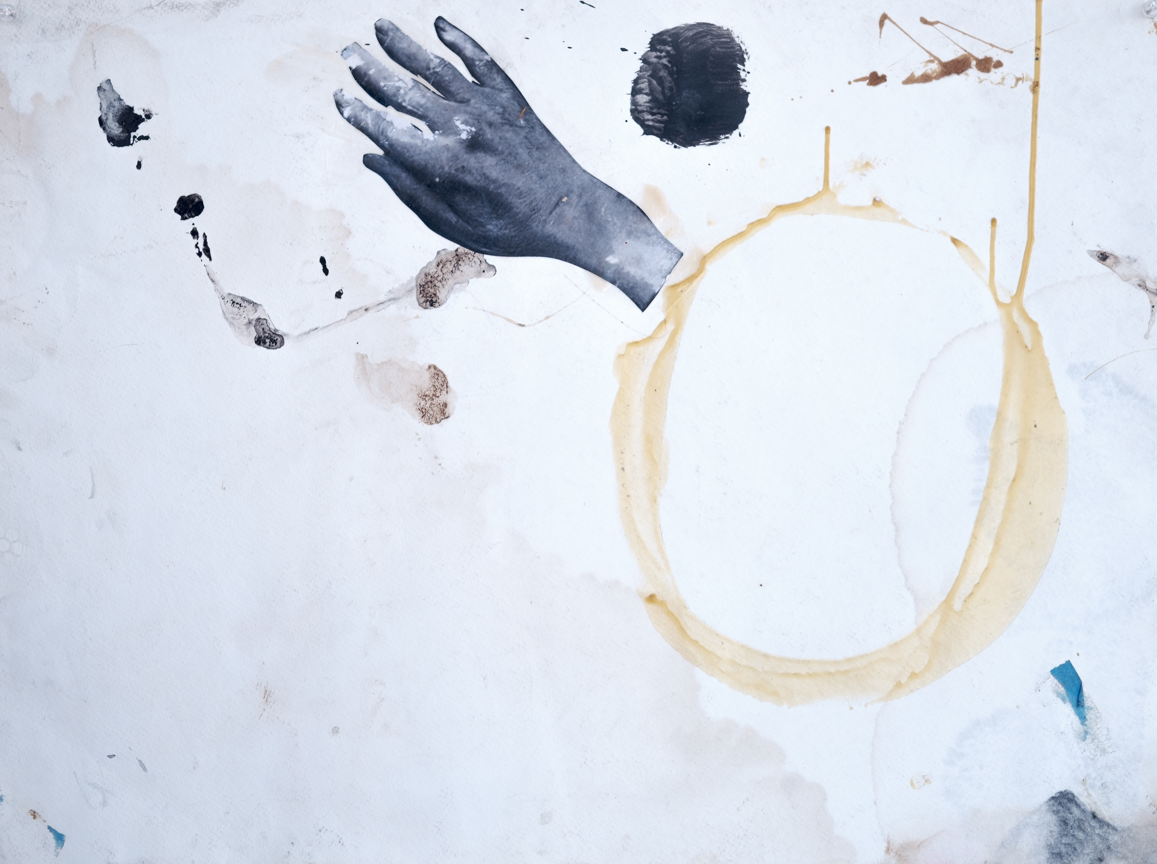 "Touch me", 2011  |  Mixed media on paper  |  18" x 24"