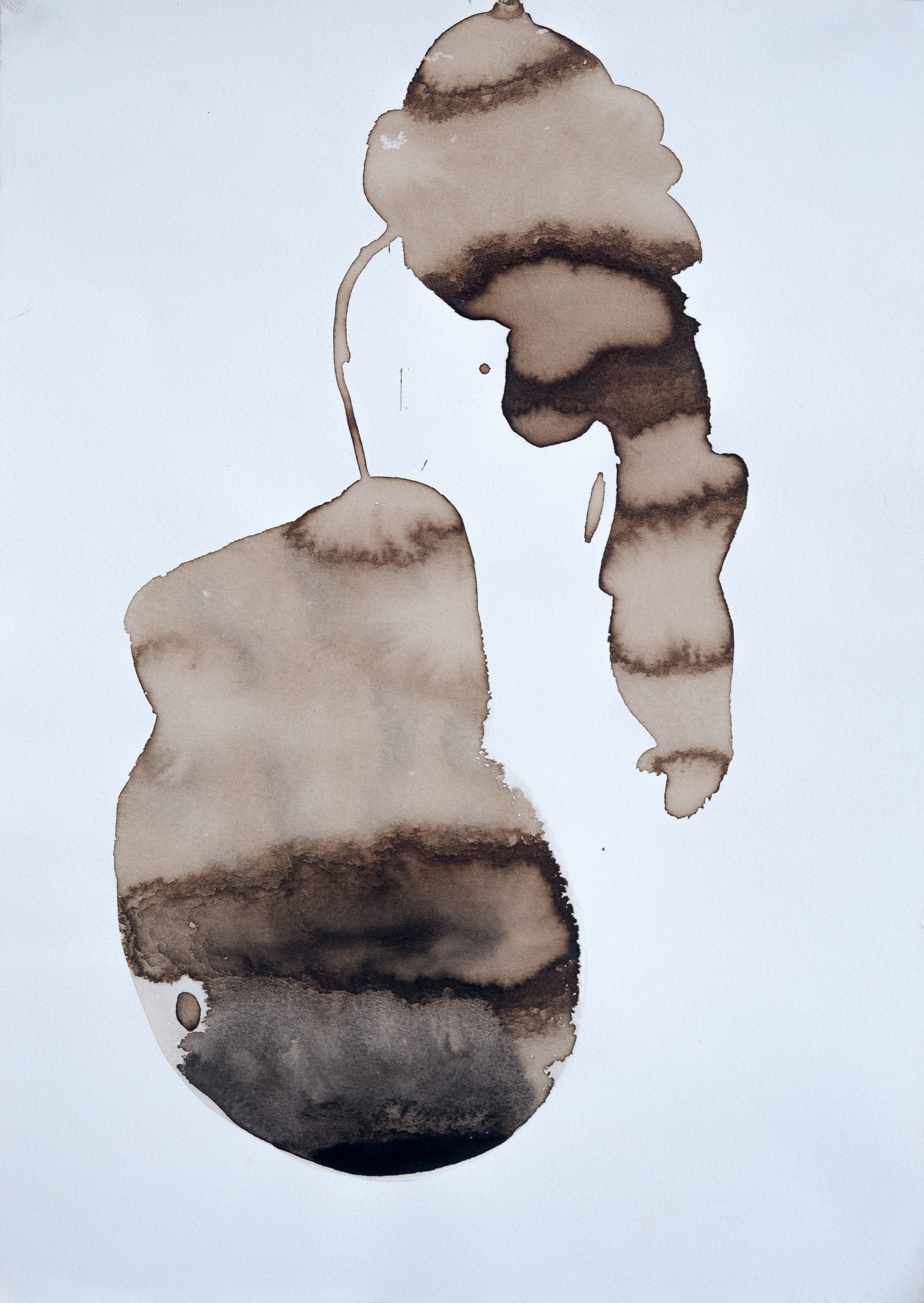 "Alchemical processes I", 1993  |  Mixed media on paper  |  14" x 10"