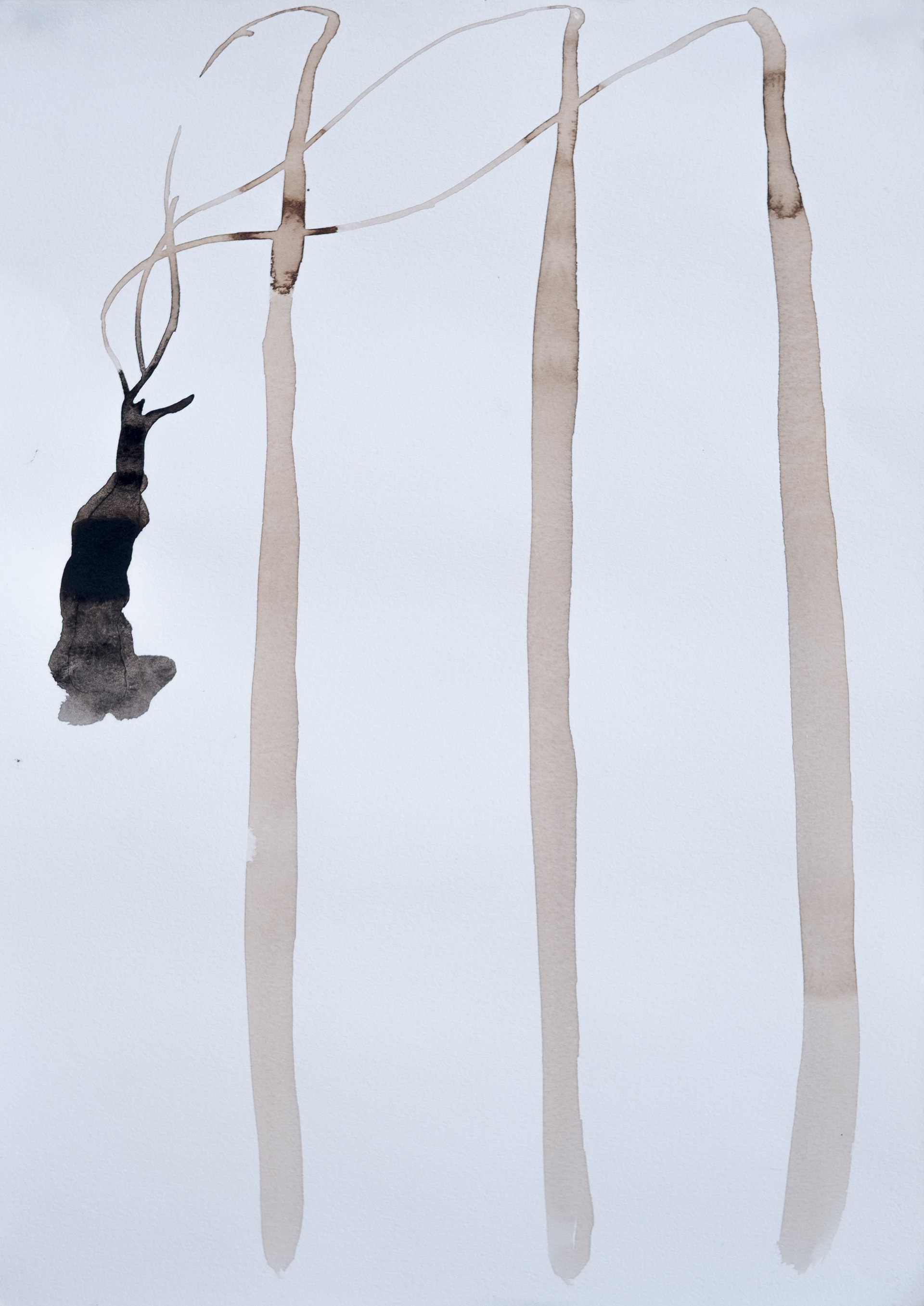 "Alchemical processes V", 1993  |  Mixed media on paper  |  14" x 10"