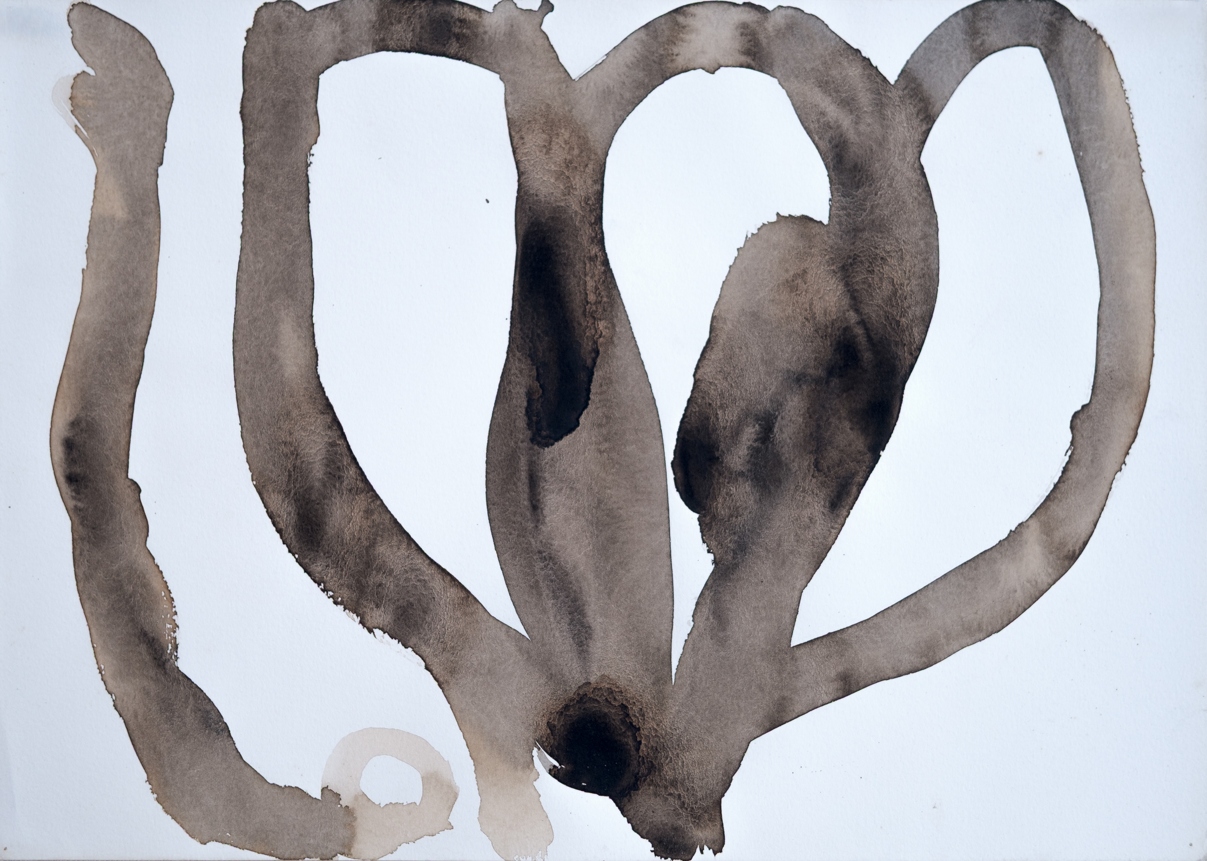 "Alchemical processes IX", 1993  |  Mixed media on paper  |  10" x 14"