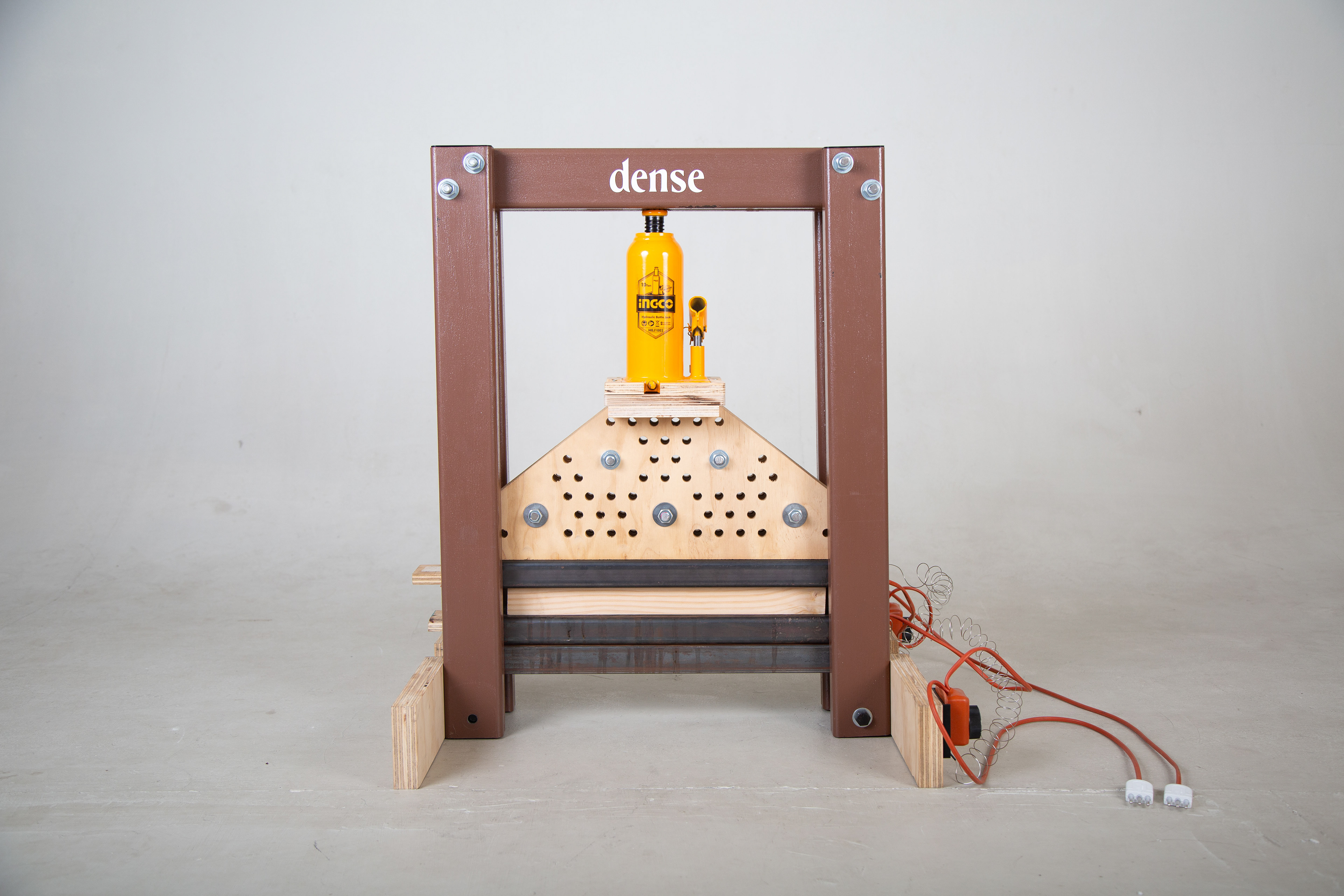 Densification Platform, used to compress wood and stabilize through heat.