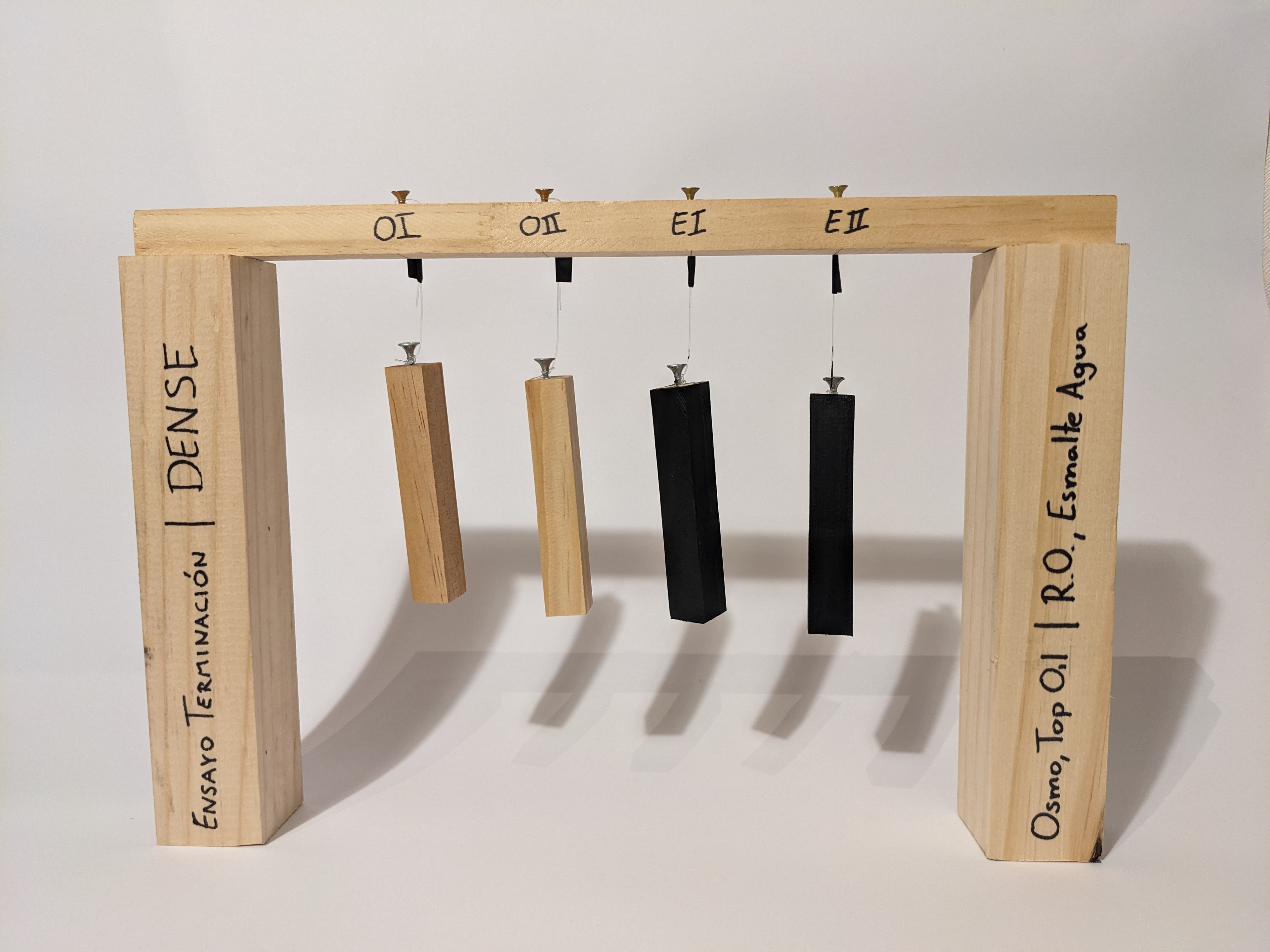 Finish Test, performed to measure deformation due to finish humidity.