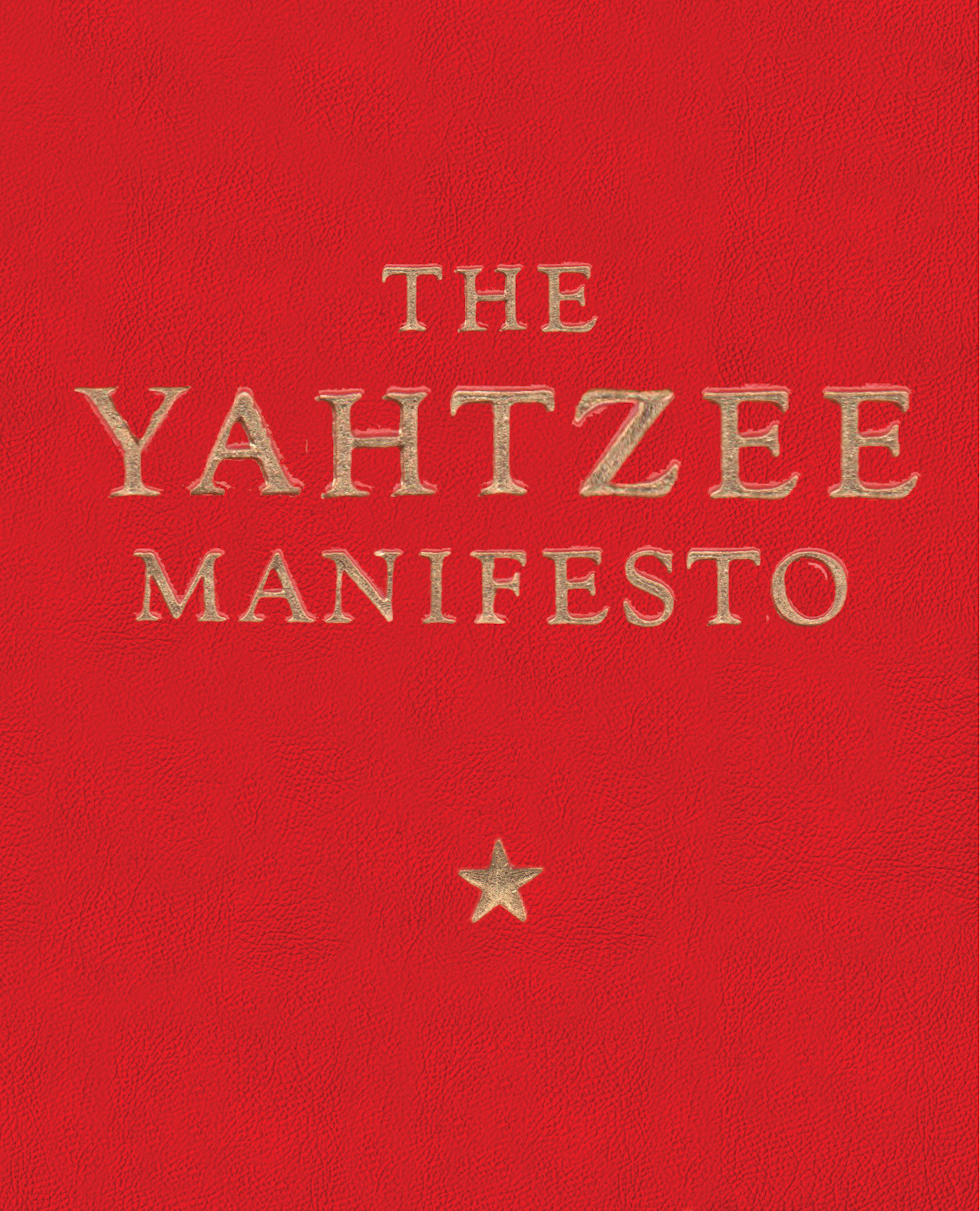 Cover Design for The Yahtzee Manifesto