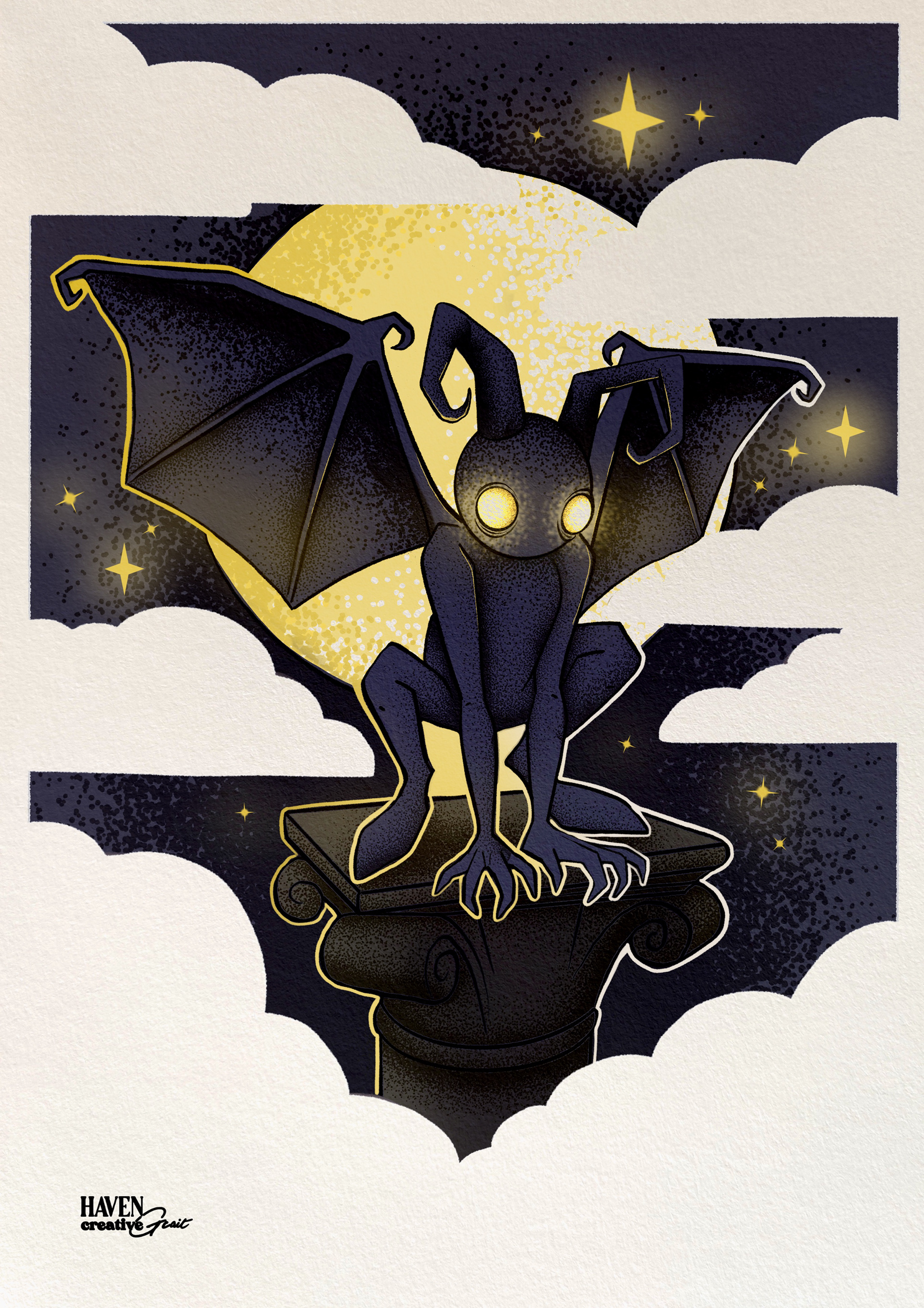 Inktober prompt: Gargoyle