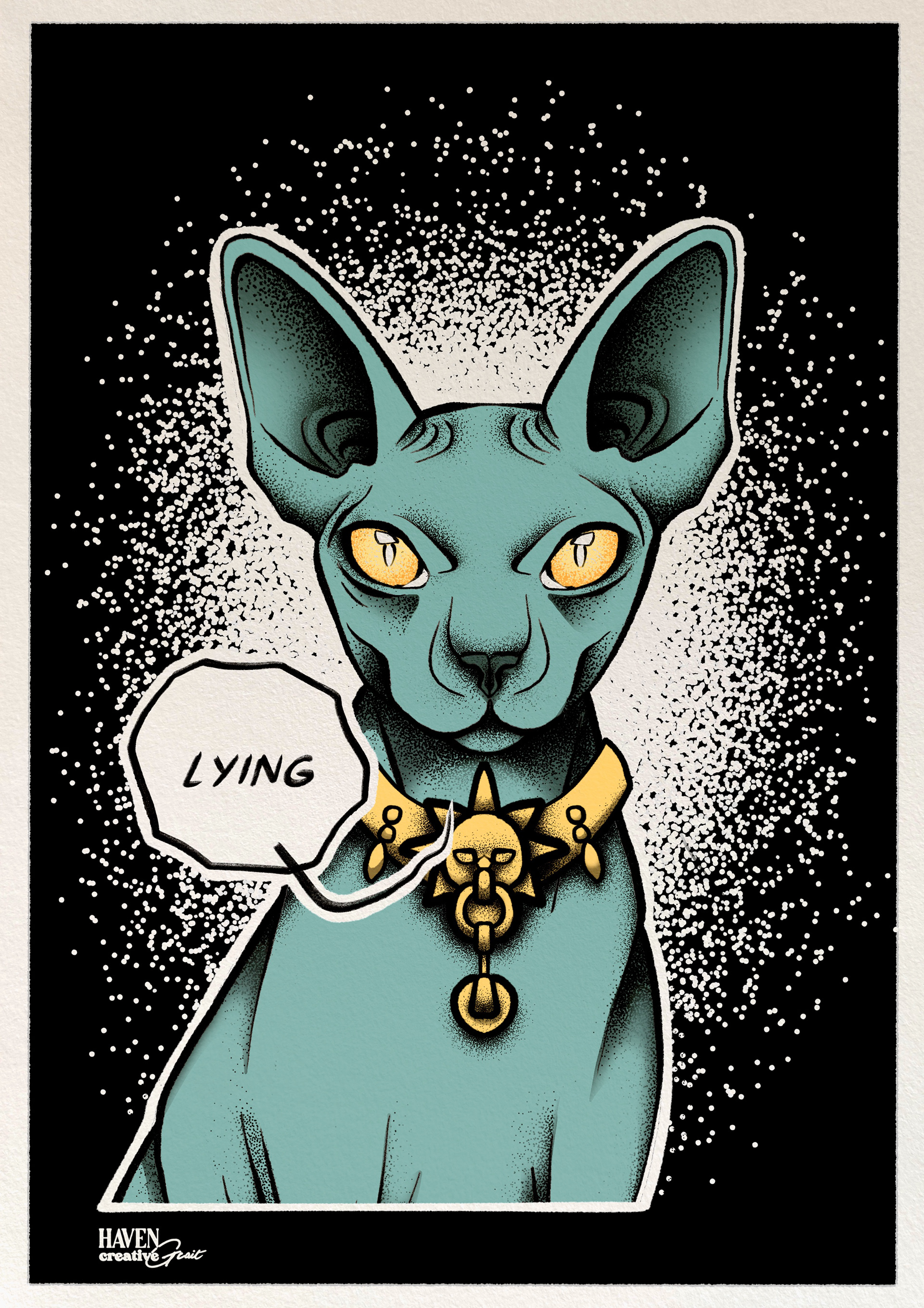 Inktober prompt: Lying