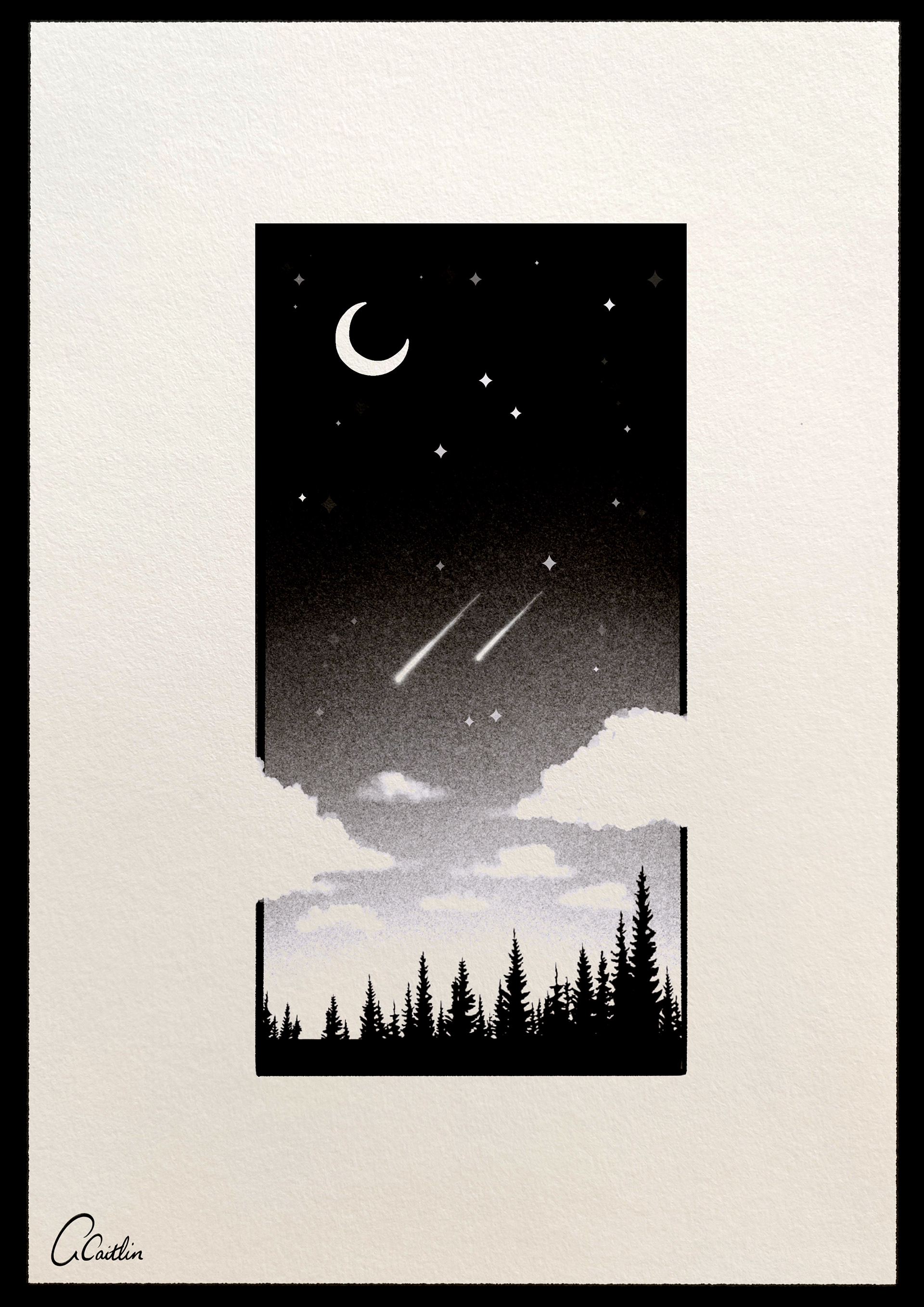 Inktober prompt: Celestial