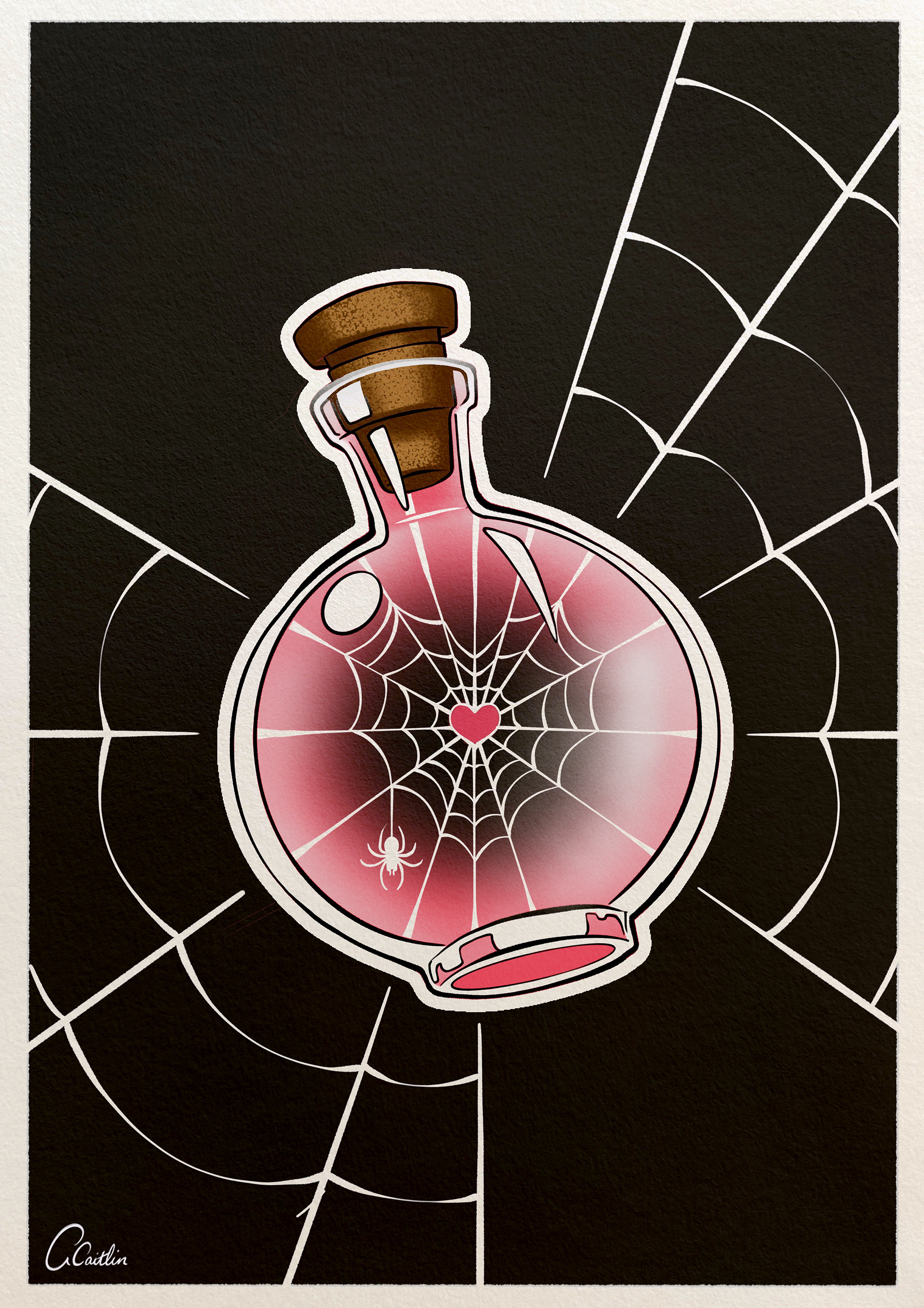 Inktober prompt: Spider