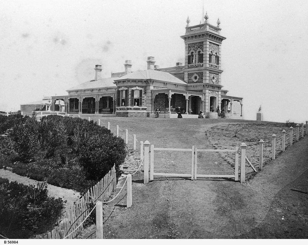 Glenara from the rear c 1875, State Library of South Australia - B56984