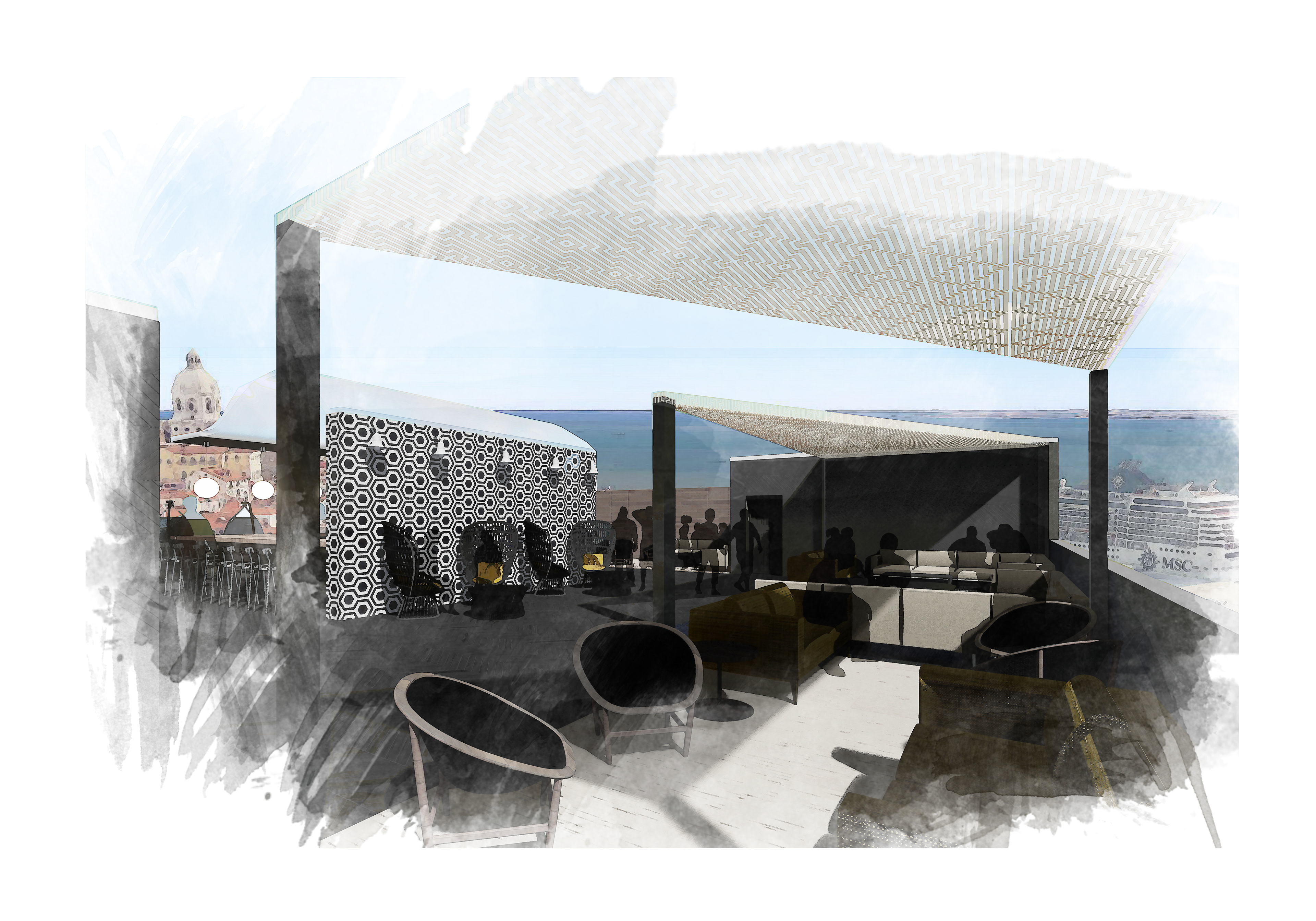 Rooftop Bar + Lounge