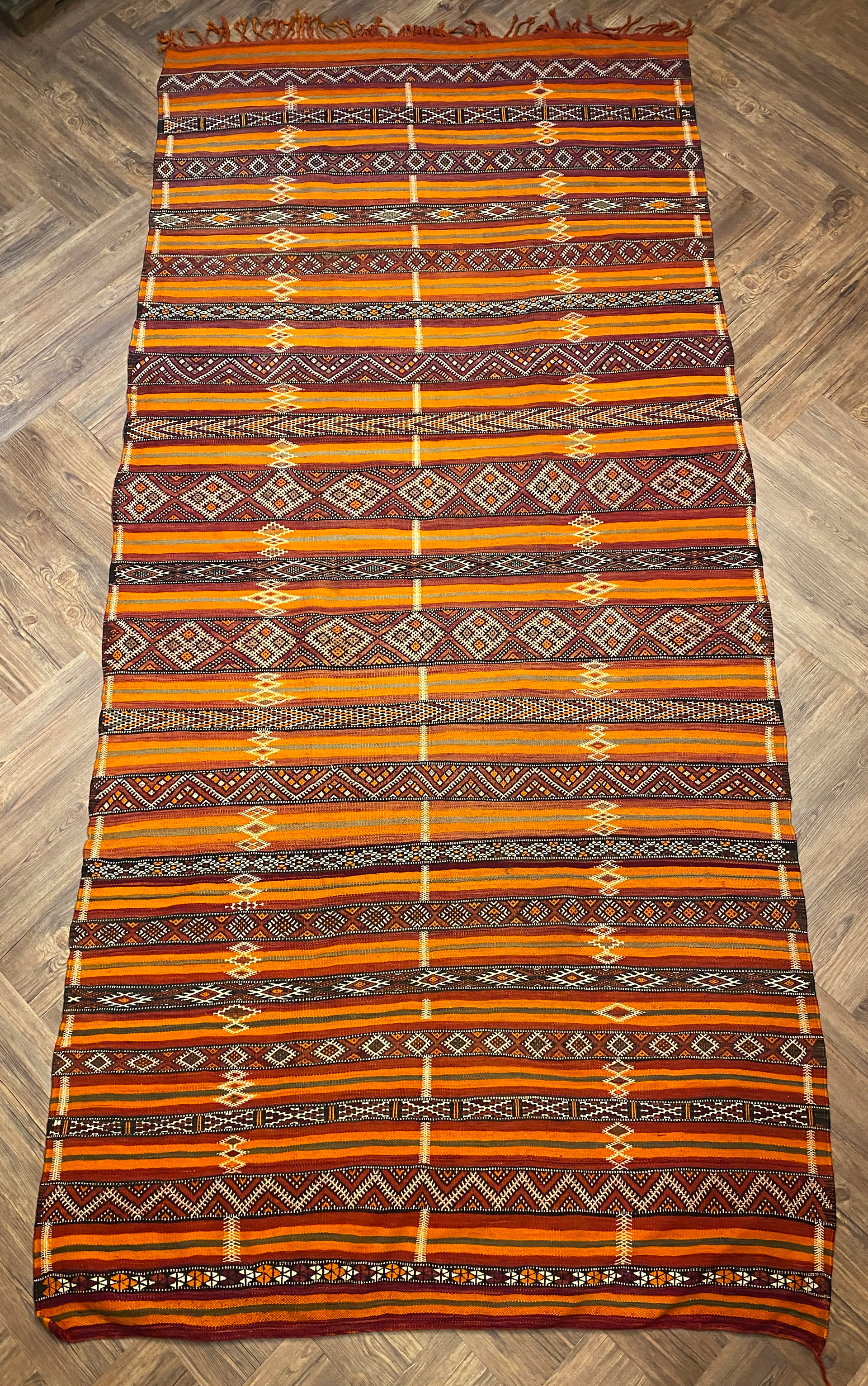 AS21-651 - Moroccan M'rirt Kilim - 160 x 343 cm