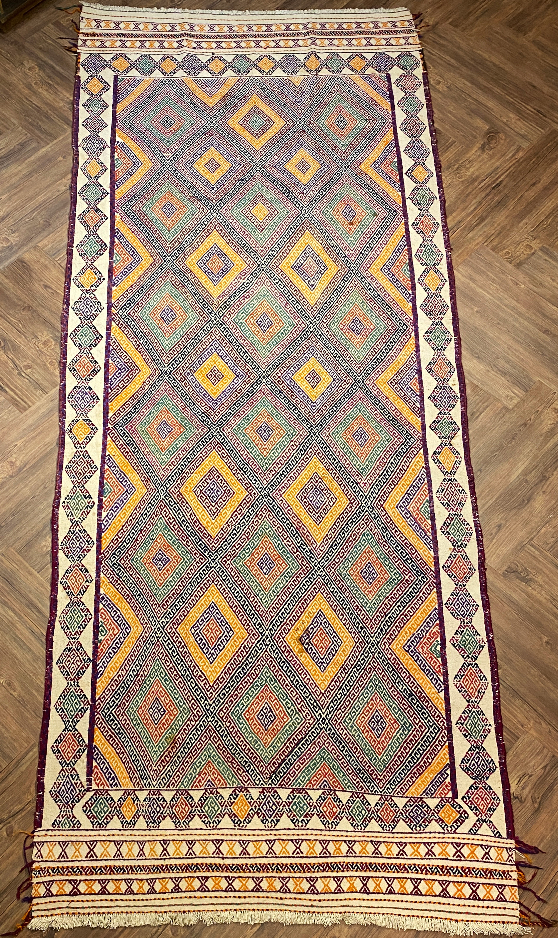 AS1348-93 - Uzbekistan Kilim - 157 x 417 cm