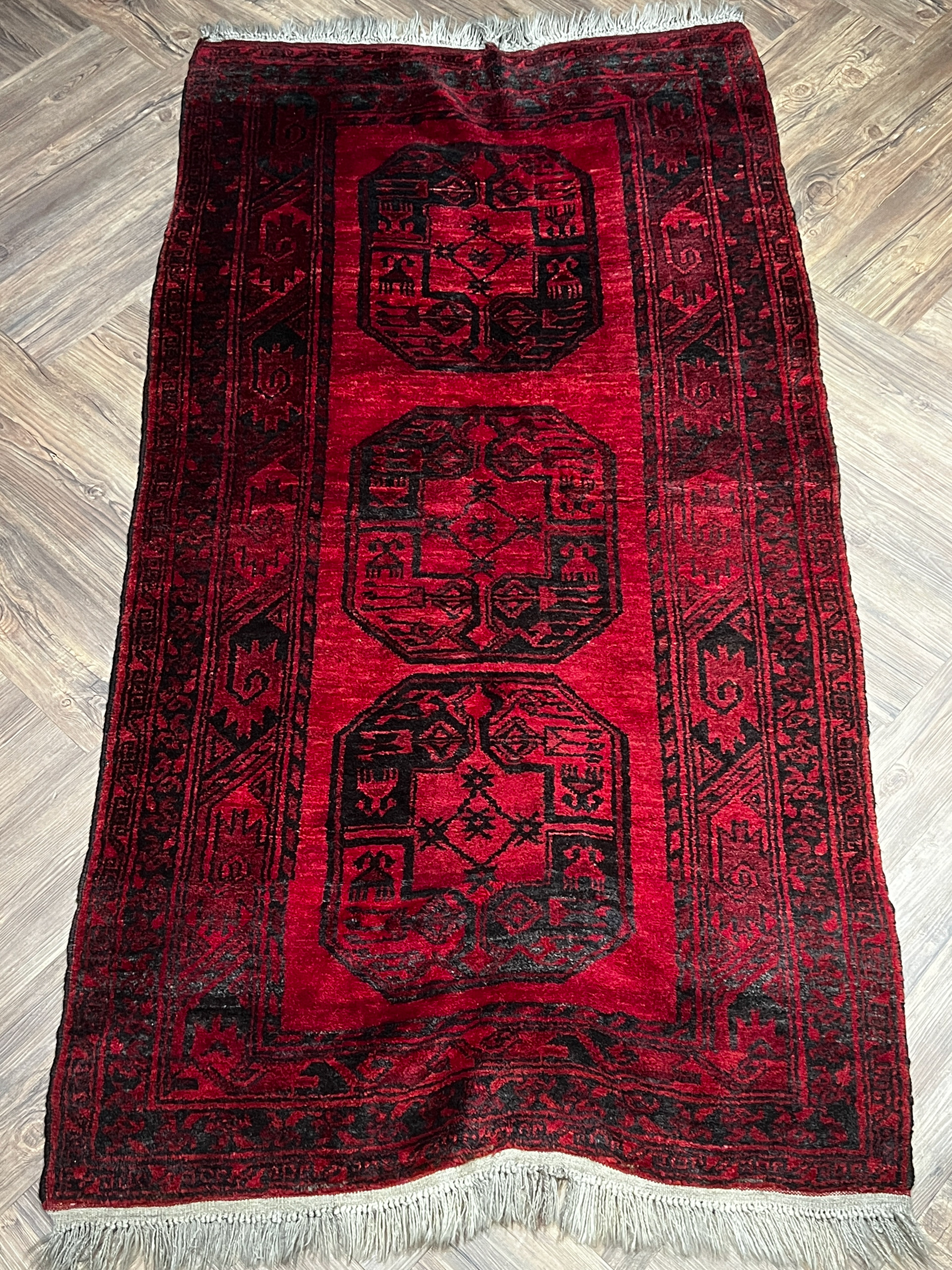 AS218 - Afghan Bokhara Tribal - 110 x 214 cm