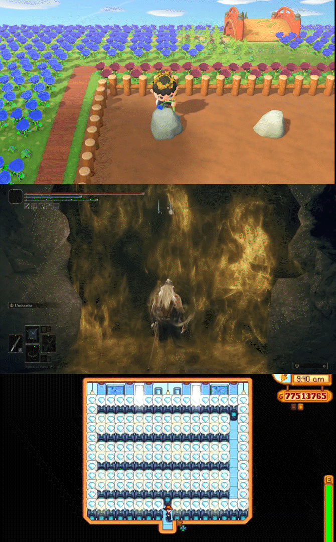 Examples of Farming in different games