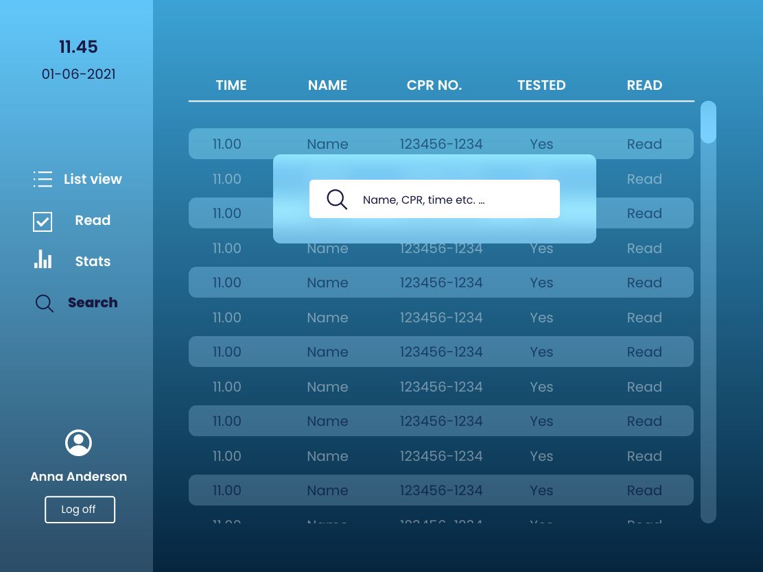 Search function