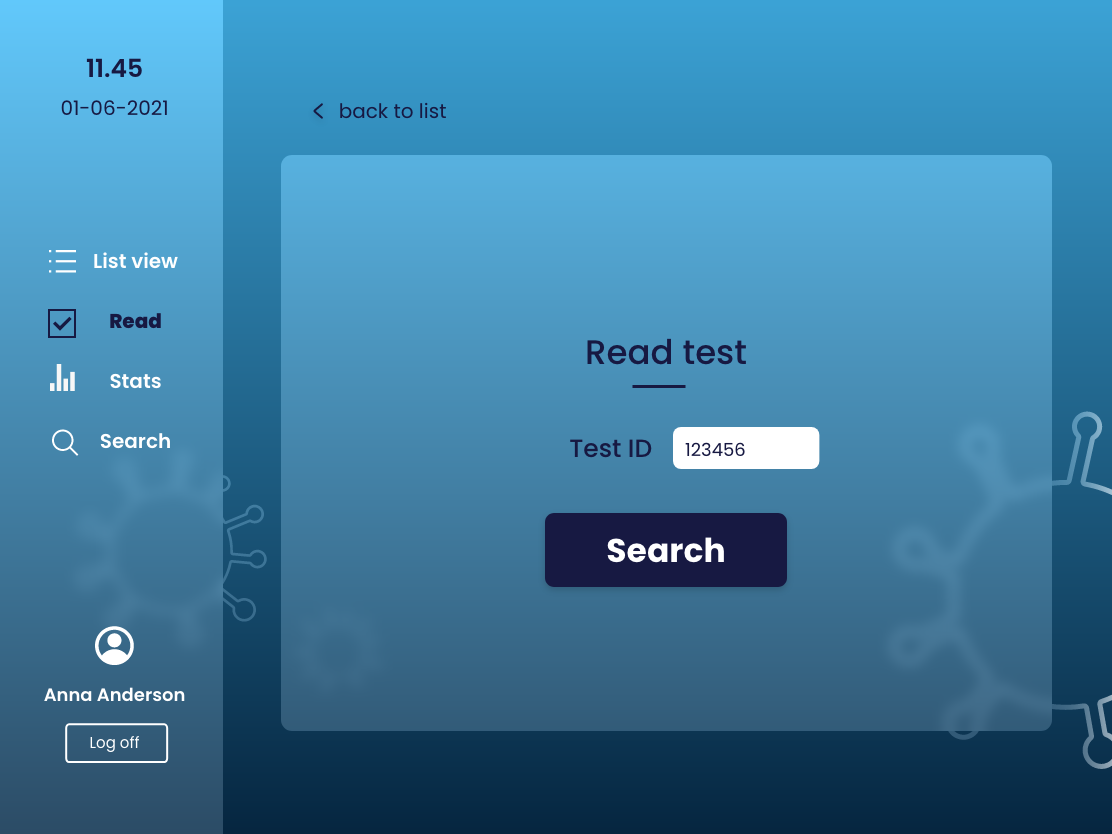 When reading several tests, this function provides quick access to the tests.