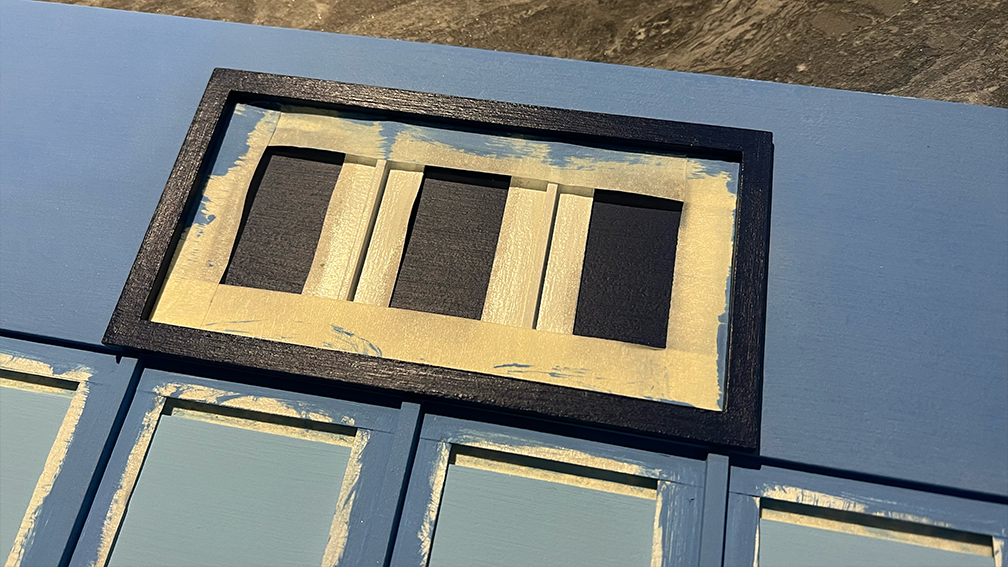 Target number section (repainted soon after).