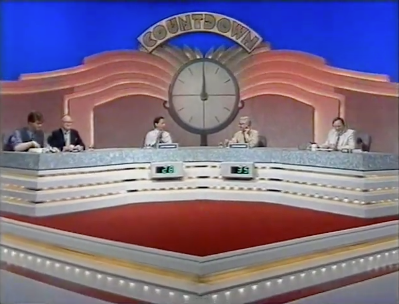 Overlay of the set: notice the off-centred sign