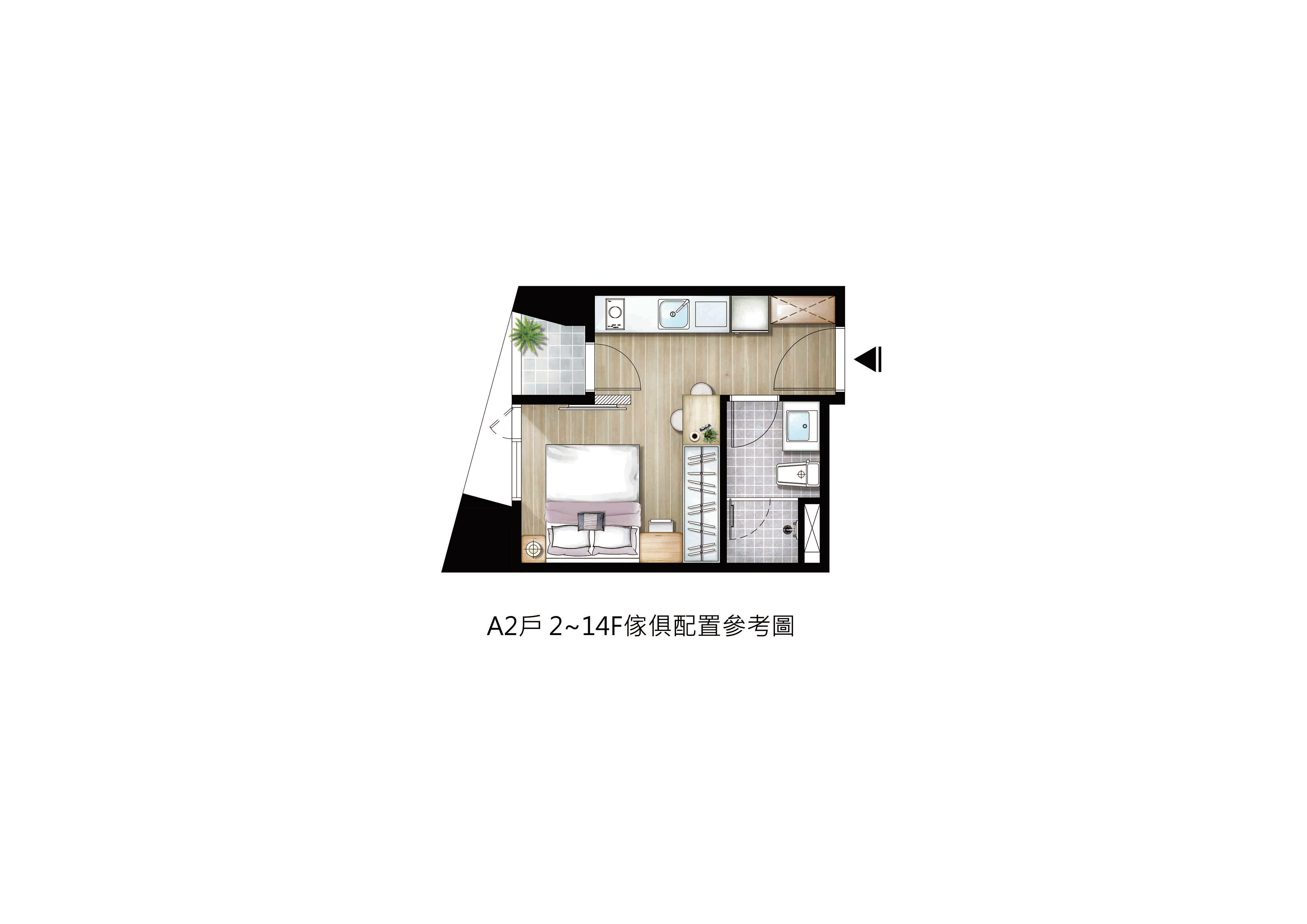 A2 2~14TH FLOOR PLAN