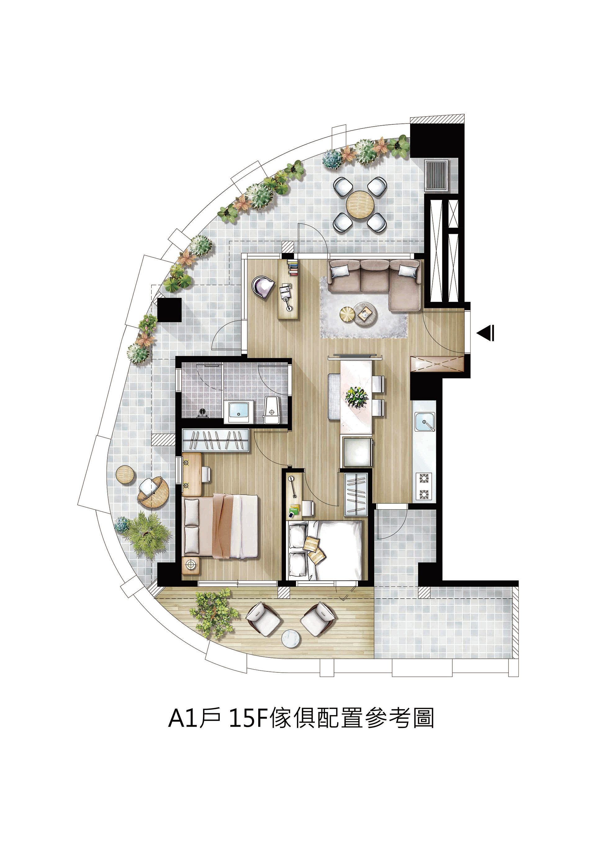 A1 15TH FLOOR PLAN