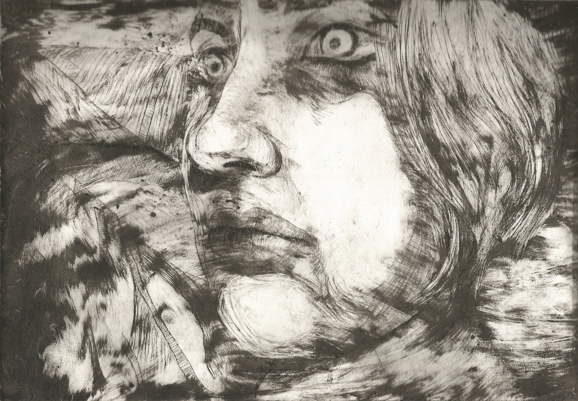 Ink Print of Etching, 2015