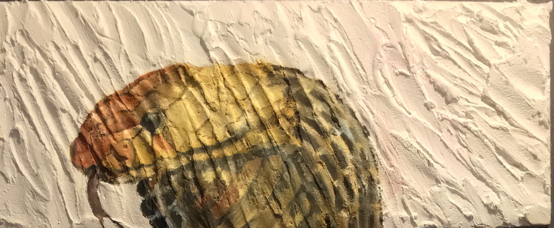 Oil Paint on Grout - Cobra, 2016