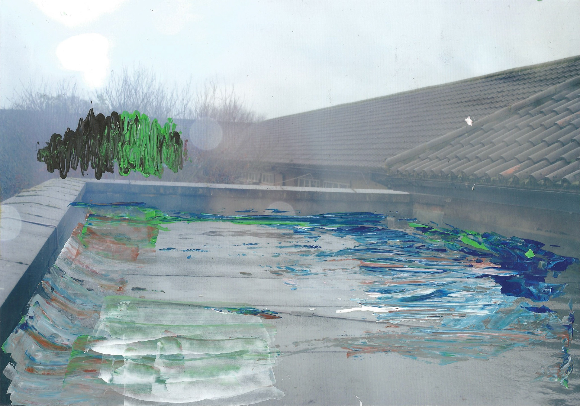 Damien Hirst Inspired Mixed Media, 2015