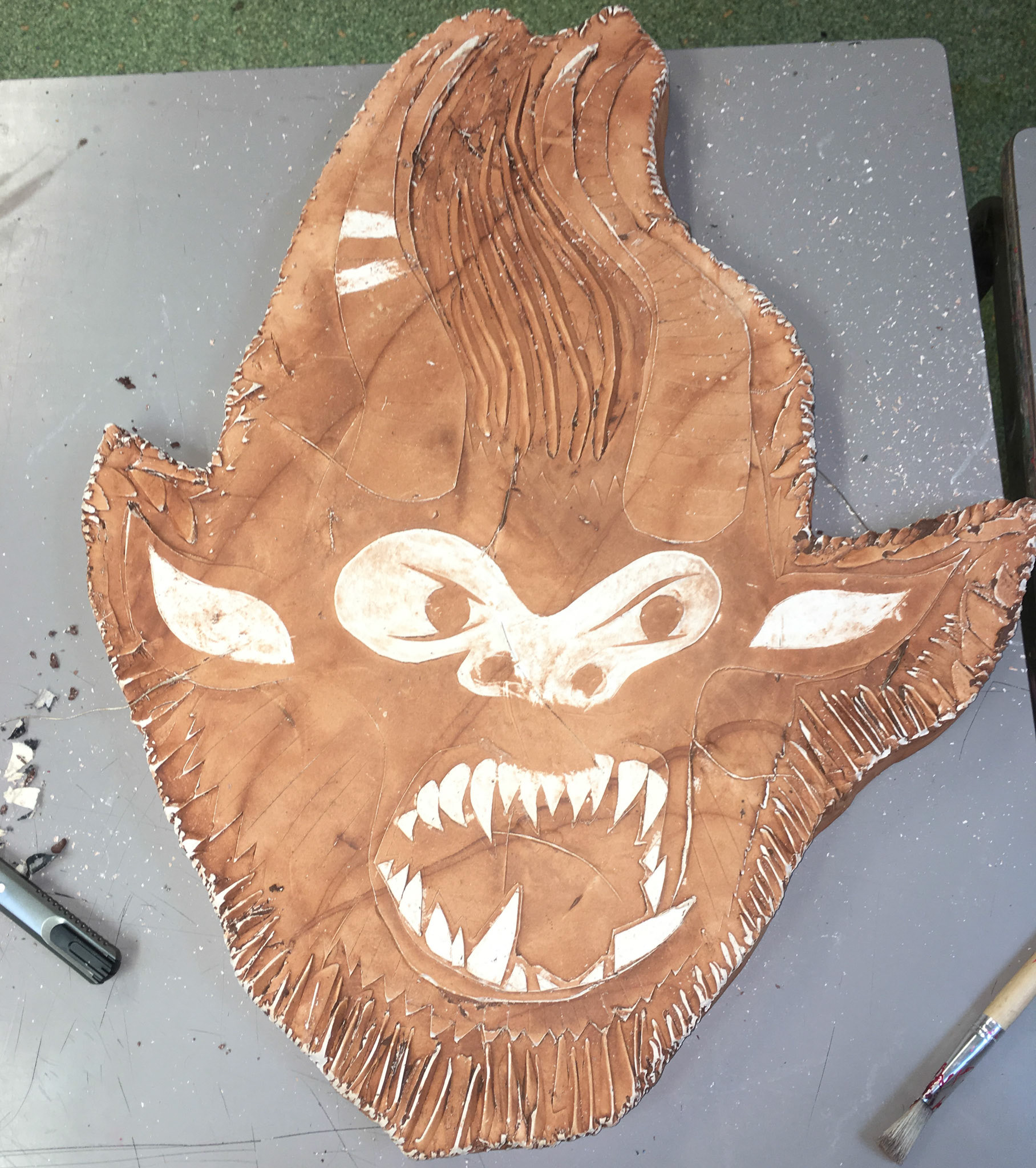 Plaster Cast - Beast, 2016