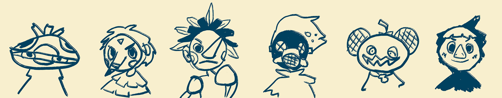 Characters line-up