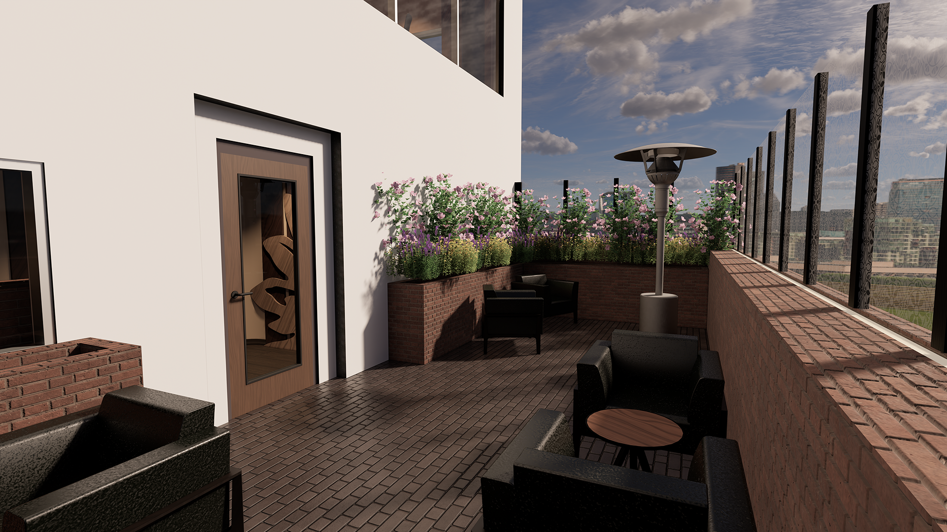 Second Floor Balcony