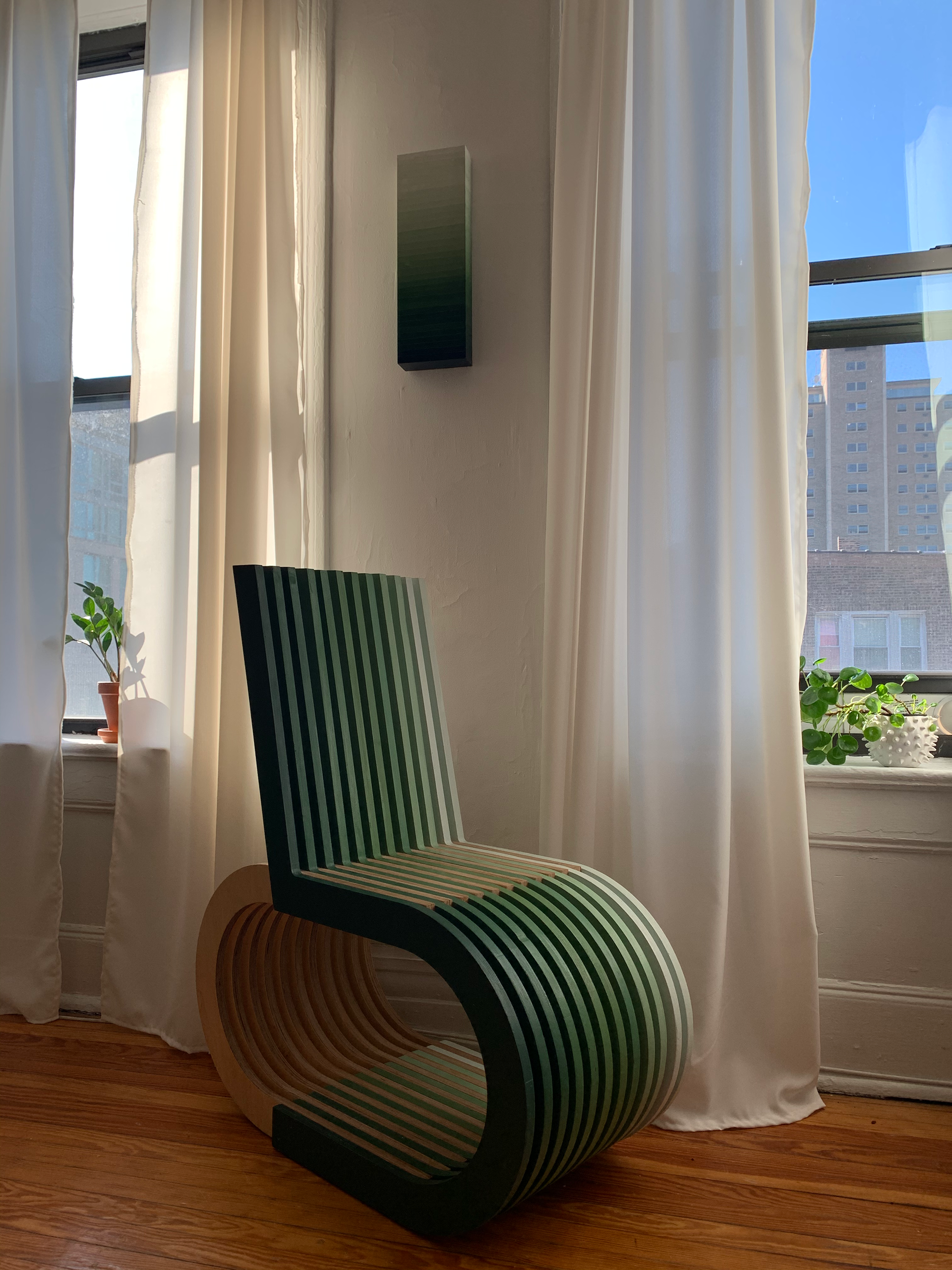 Continuum Chair. 2021. CNC cut plywood.