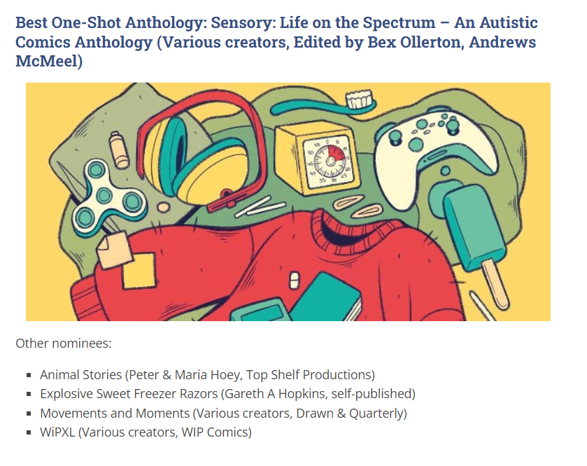 Winner of the 2022 Broken Frontier Award