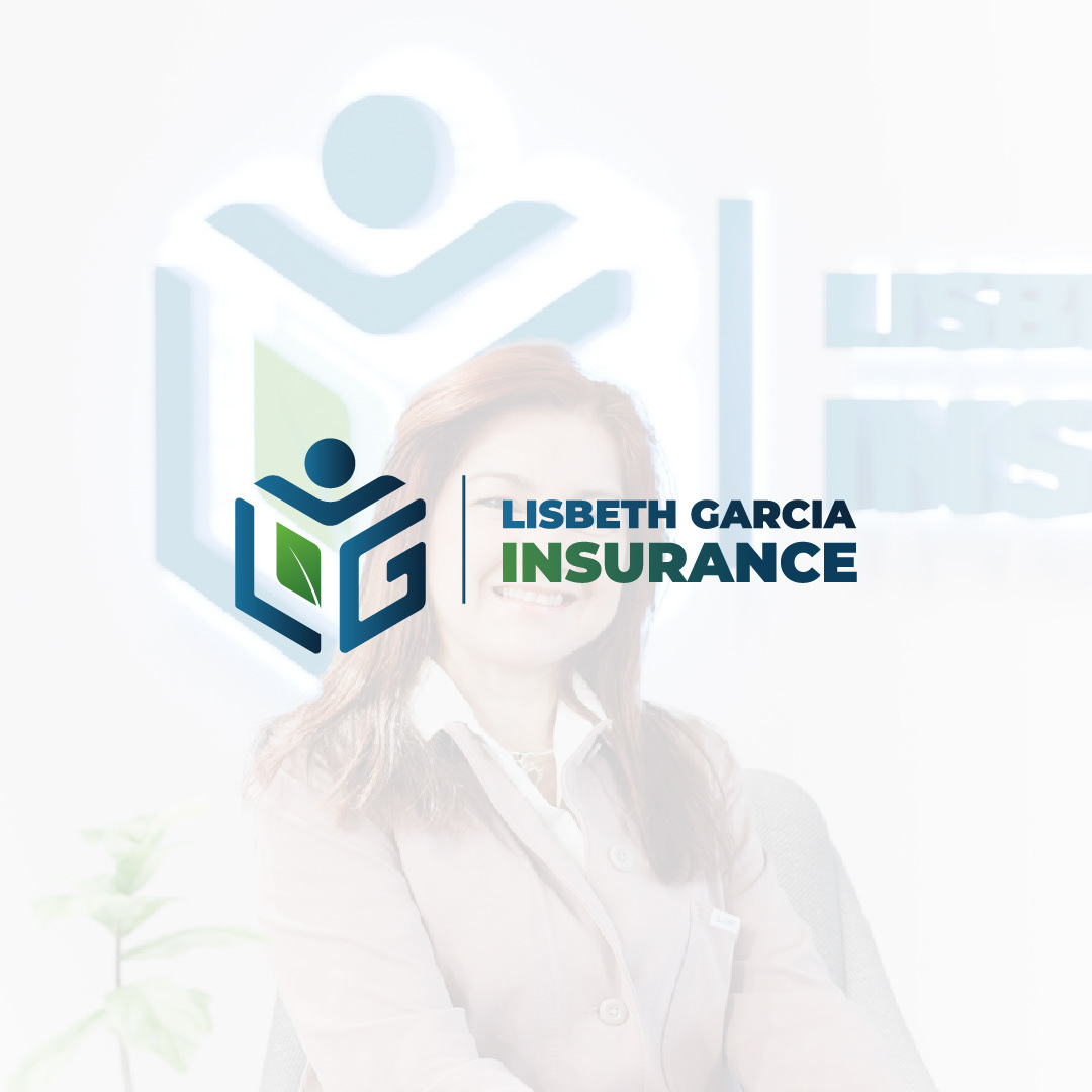 Lisbeth Garcia, an insurance agent, sought a modern and approachable logo designed to attract prospective clients. The logo strategically incorporated various elements and shapes to convey a sense of comfort and security.