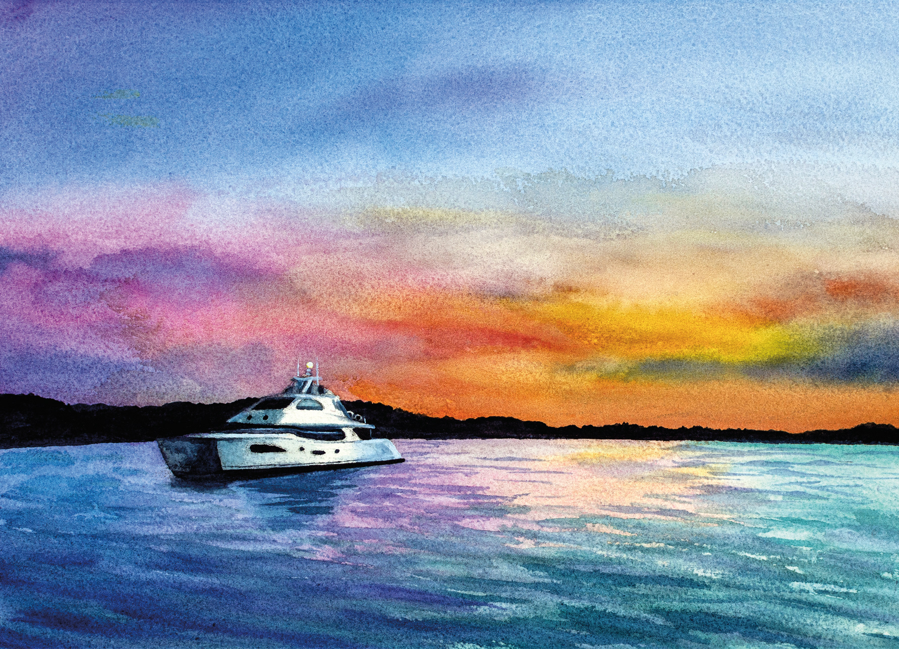 Mucho Gusto's Adventures, Watercolor, 8"x10", SOLD