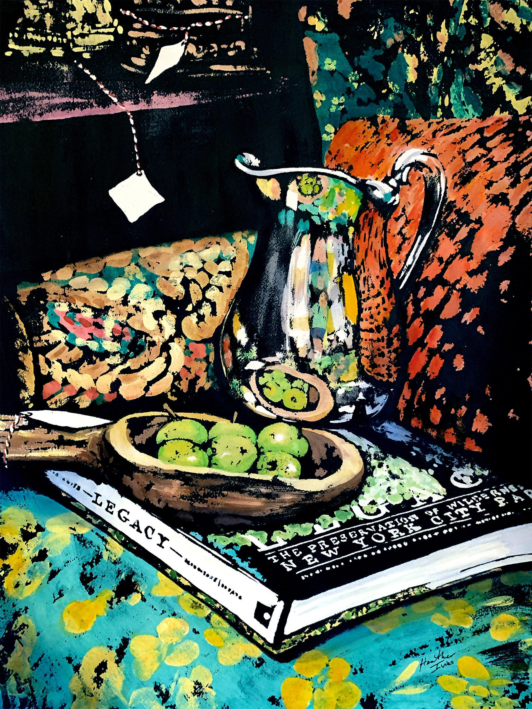 Legacy, Gouache, Watercolor, & India Ink, 18"x24"