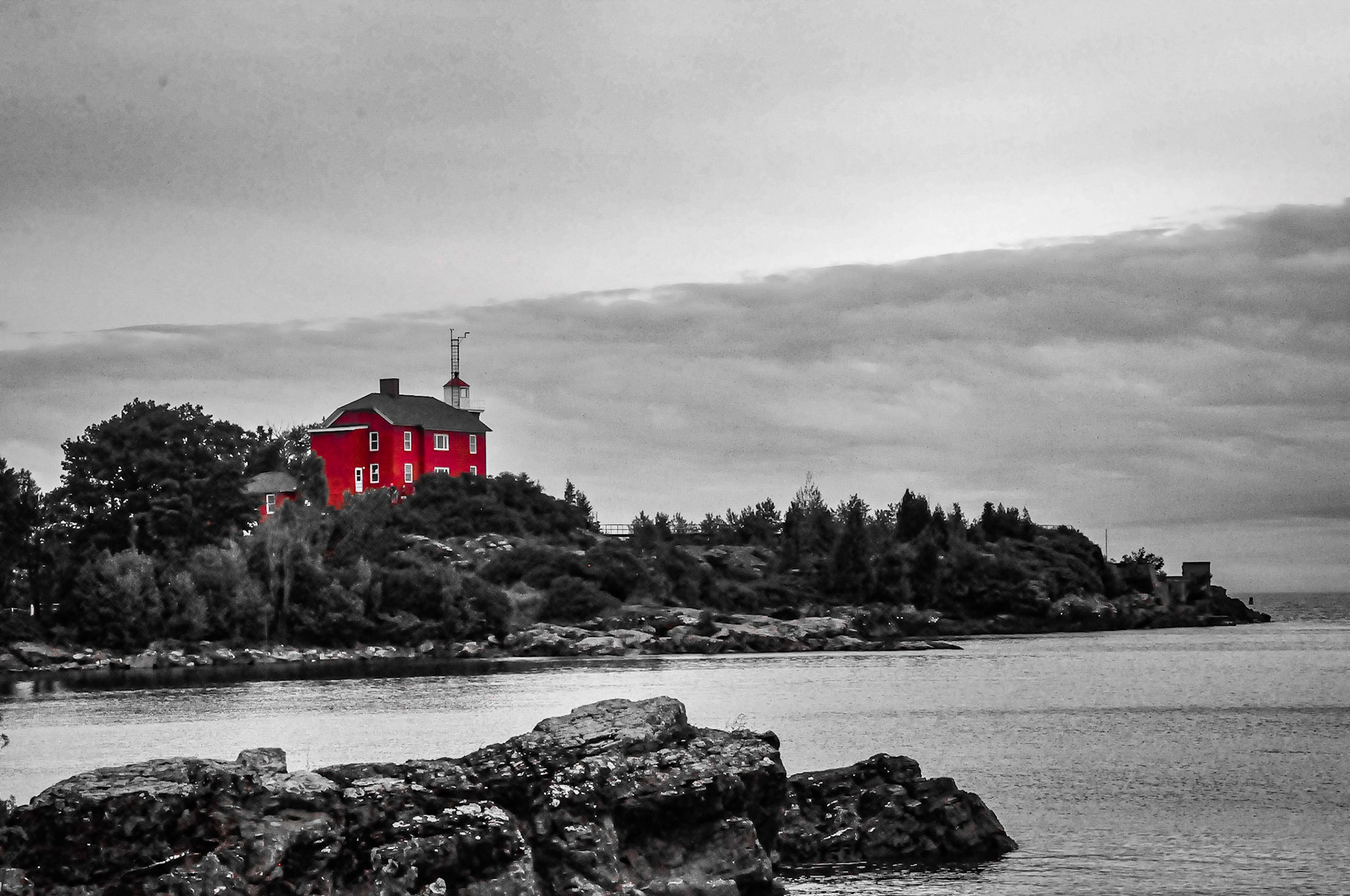 Marquette Harbor Lighthouse, Marquette; July 2020
