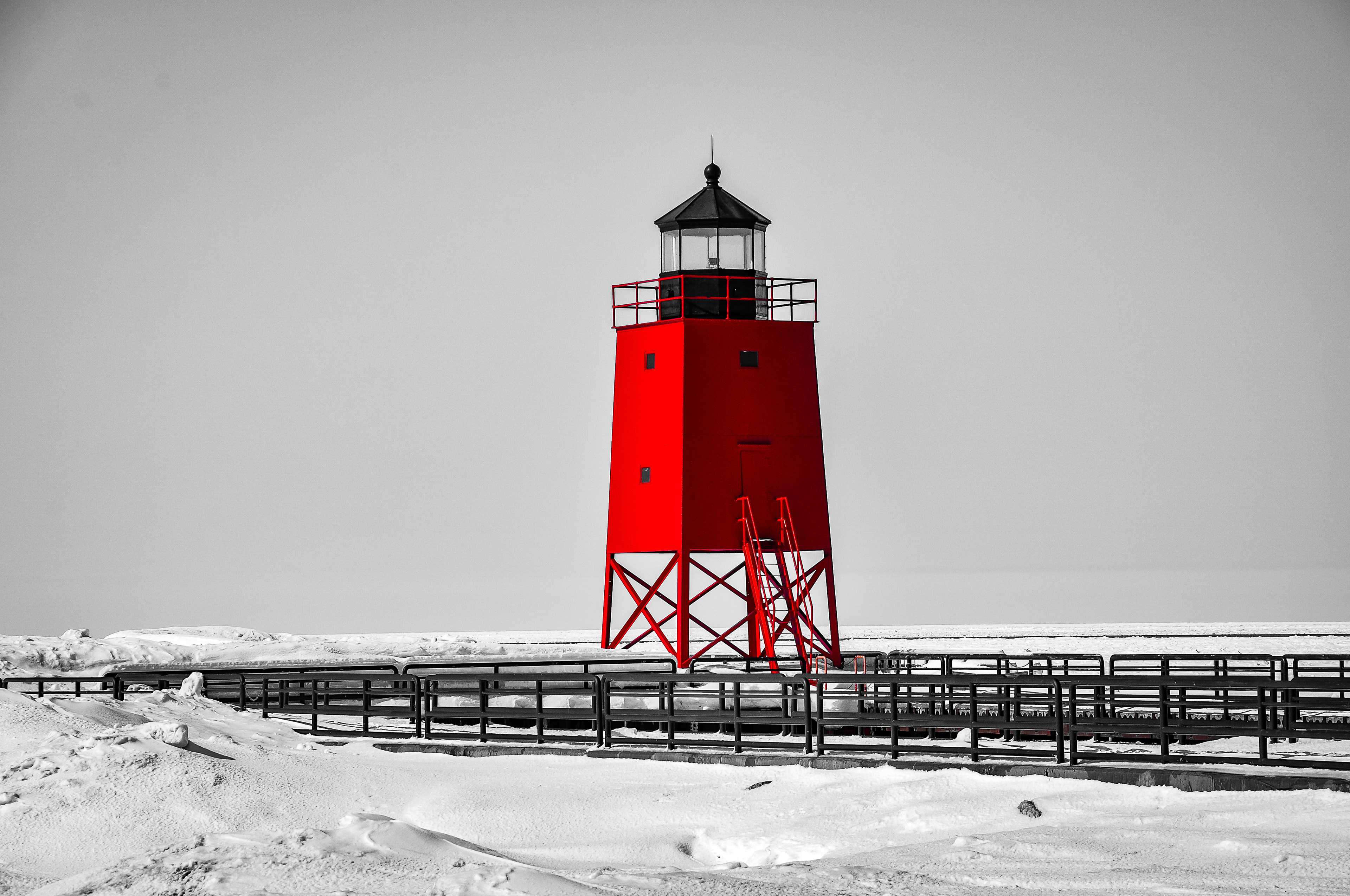 Charlevoix Pier; March 2019.