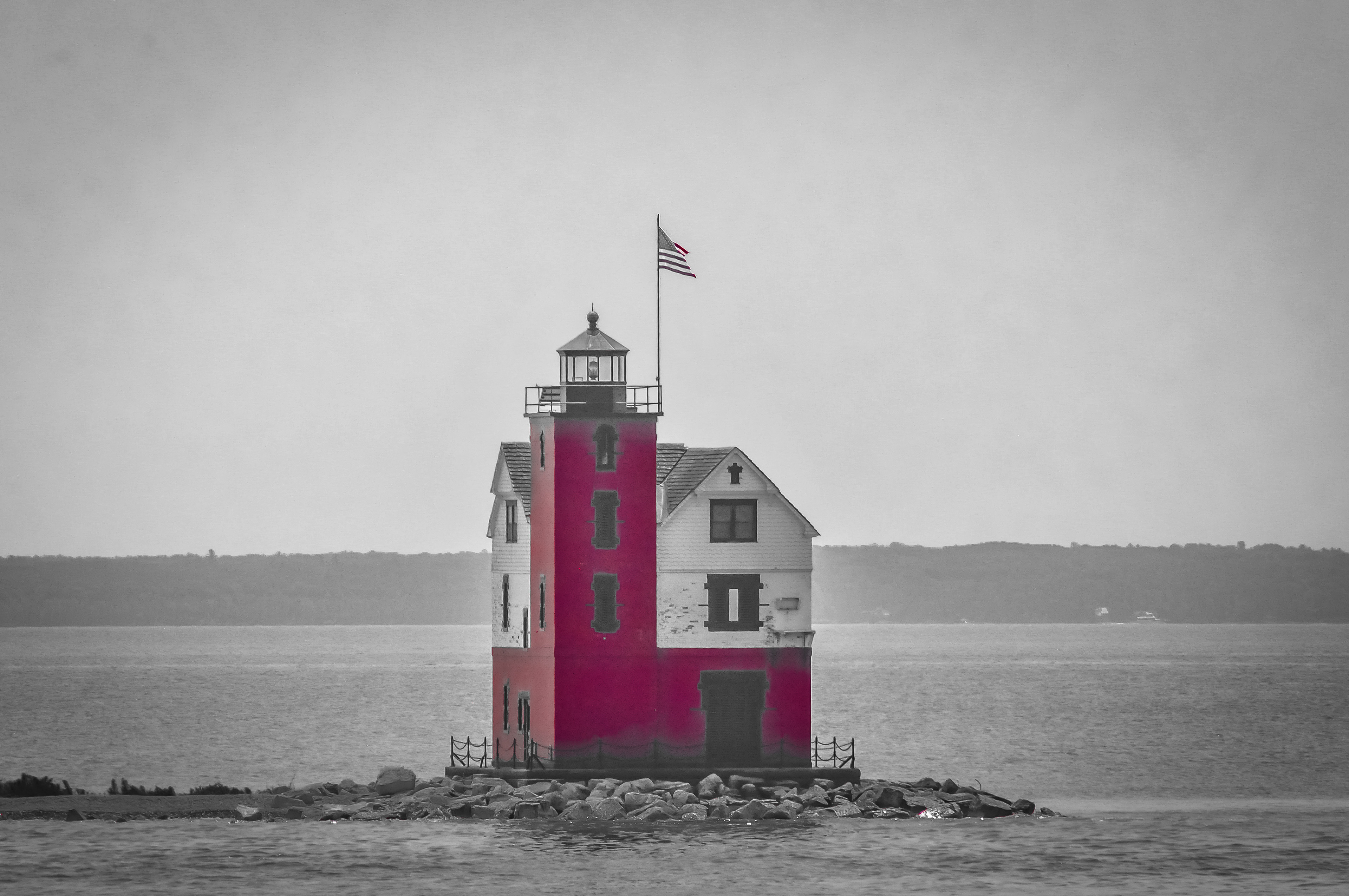 Round Island light; Mackinac Island. July 2019