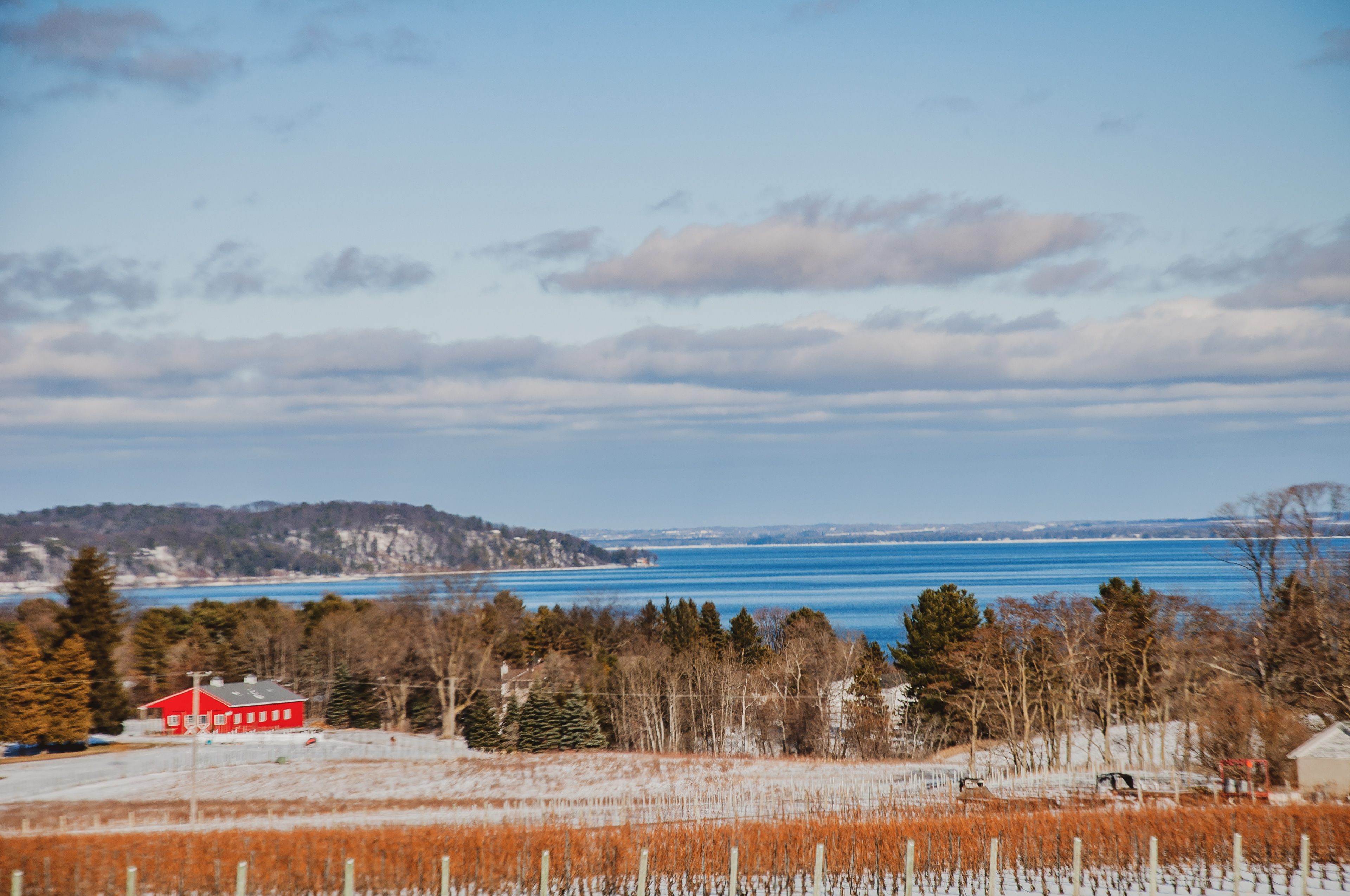 Old Mission Peninsula, Traverse City, MI; January 2021
