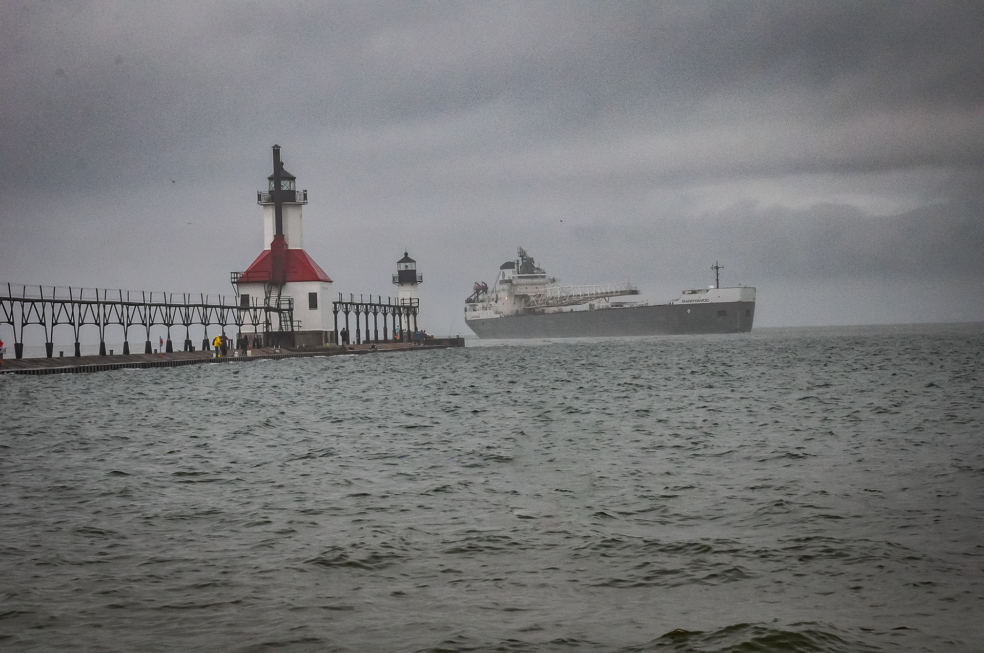 North Pier Inner and Outer Lights; St. Joseph.. July 2018.