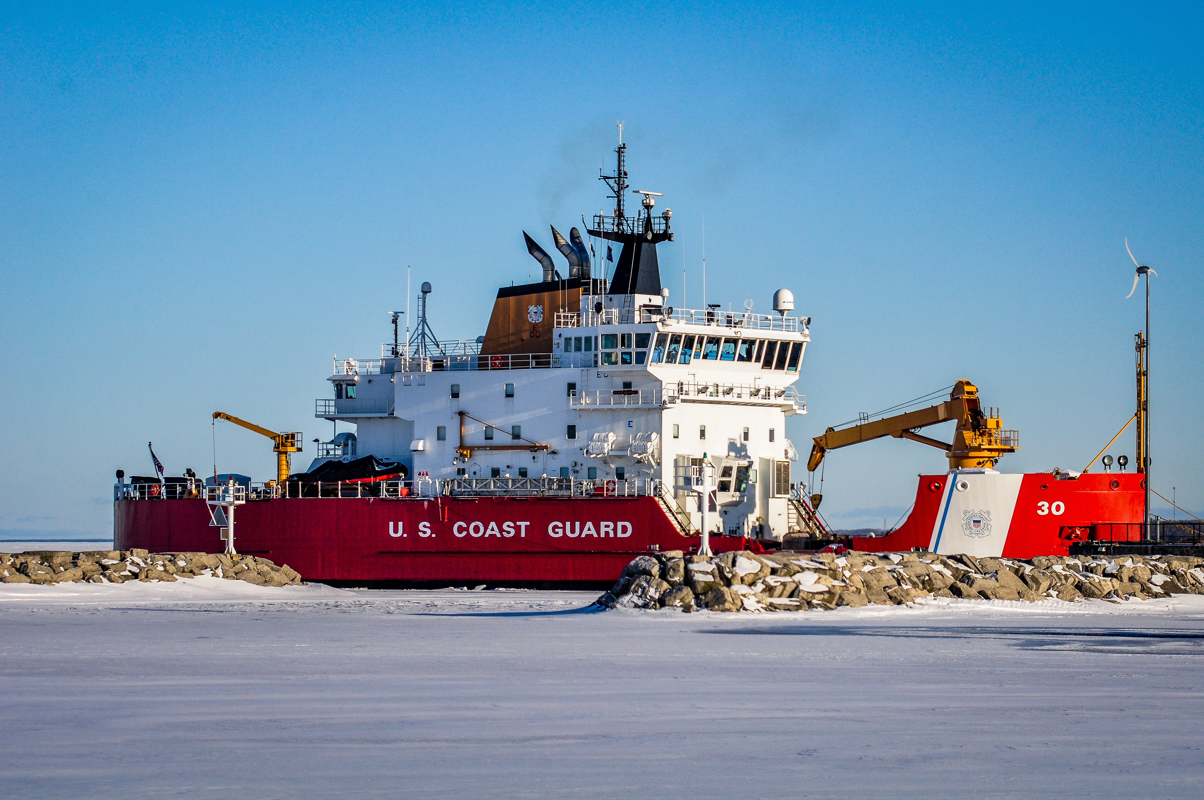 USCGC Mackinaw (WLBB-30); Mackinaw City, MI. March 2020