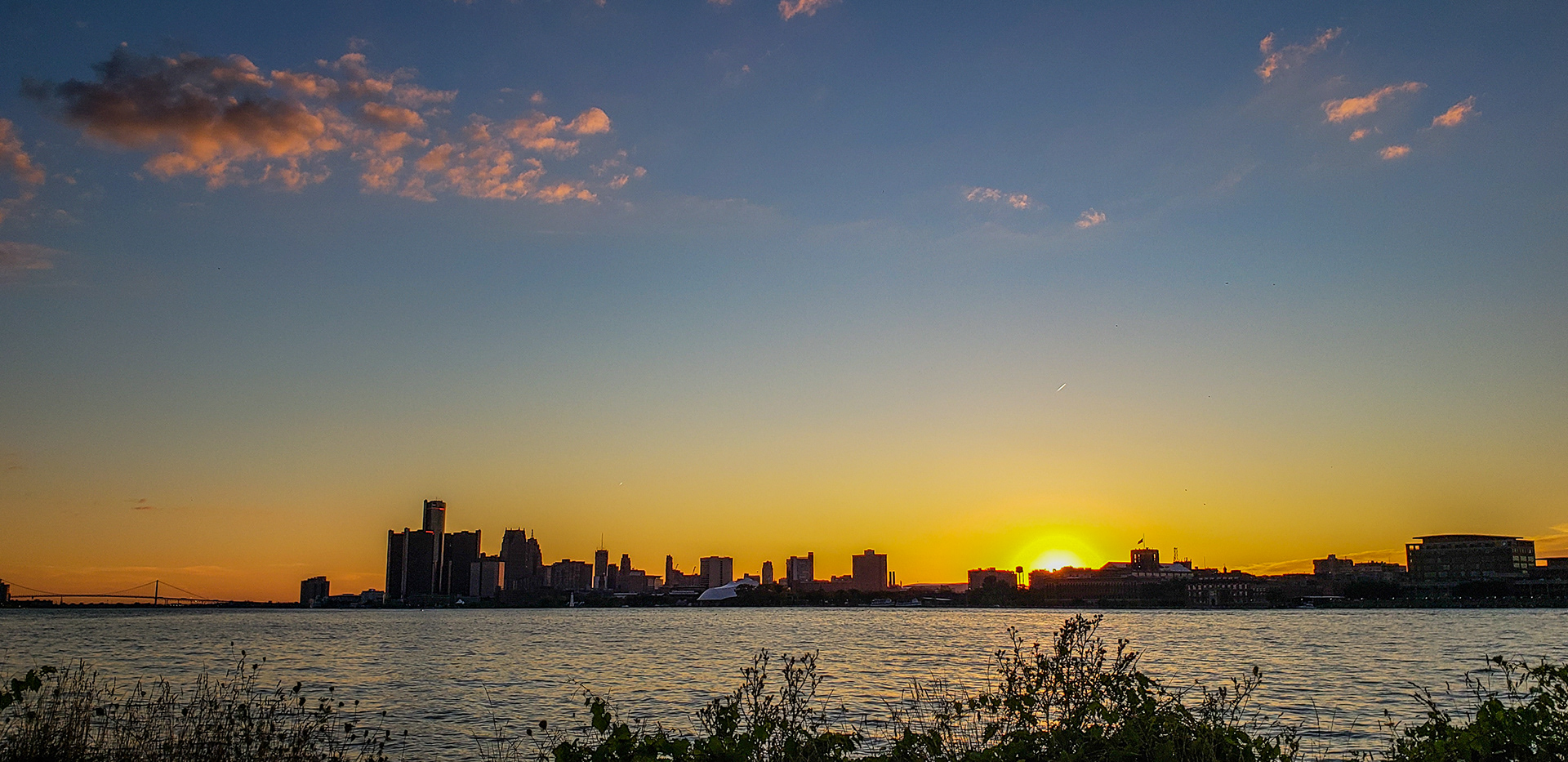 Detroit Skyline; August 2020