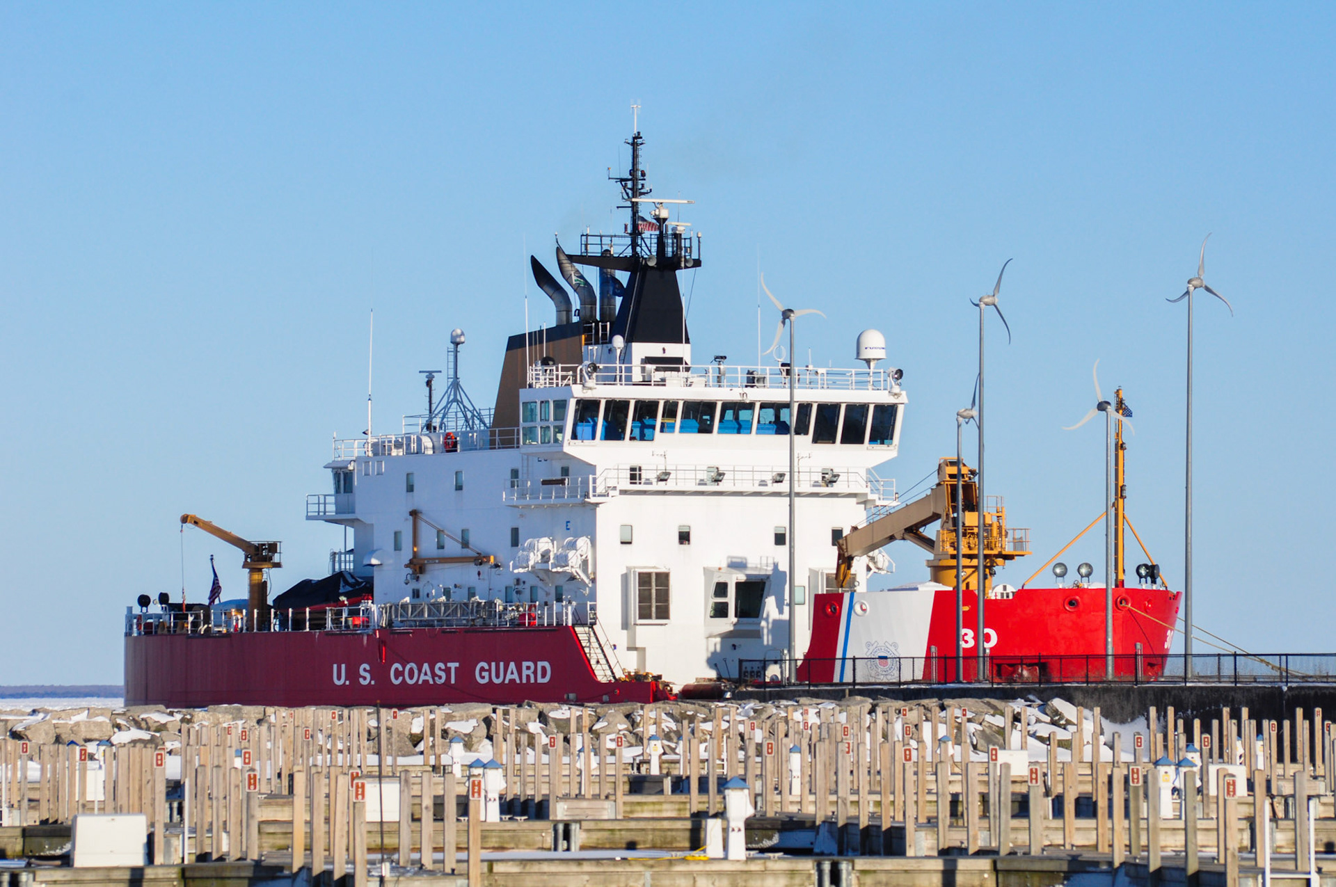 USCGC Mackinaw WLBB-30, April 2020