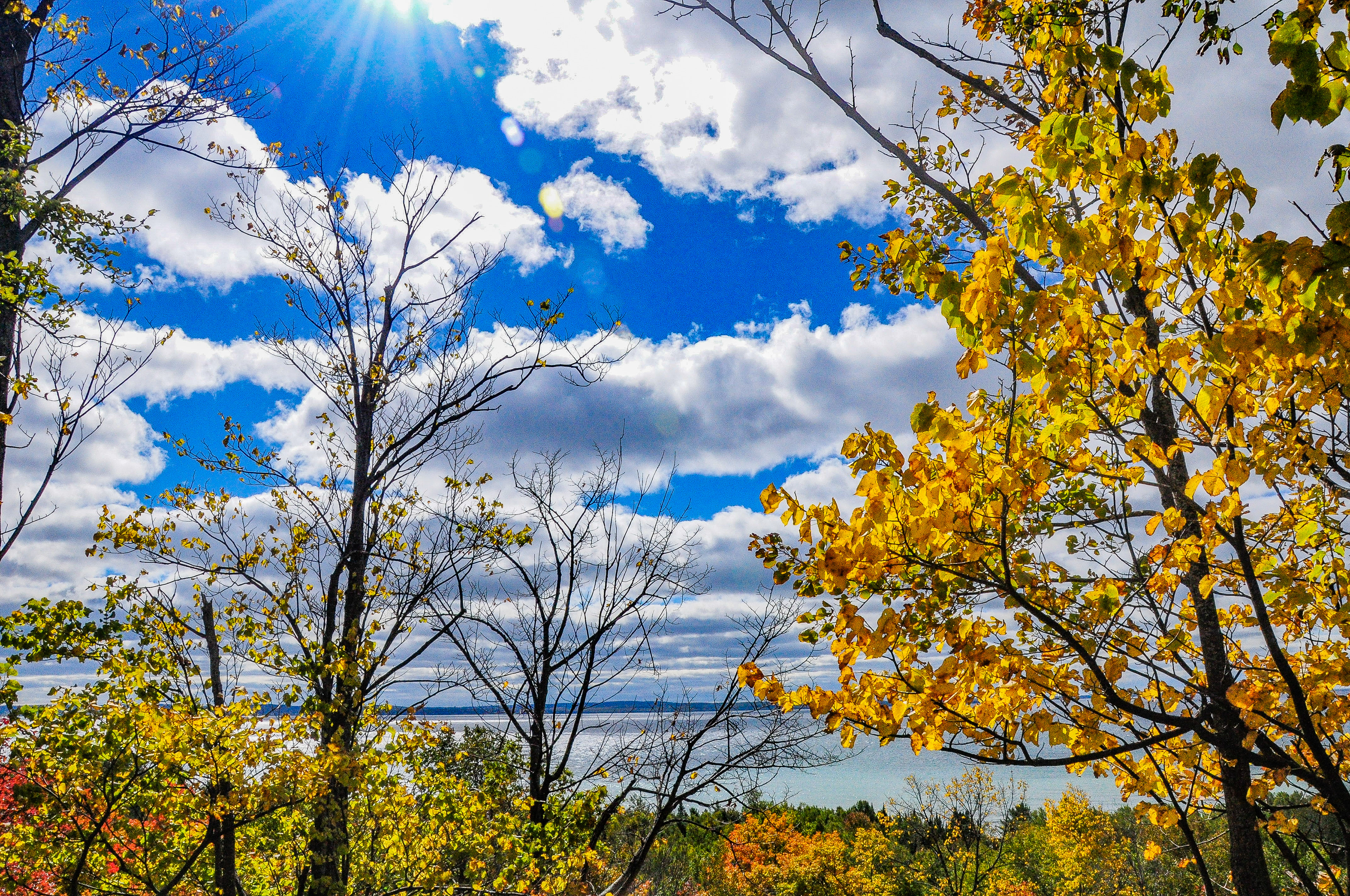 Fall colors in Northern Michigan; October 2018